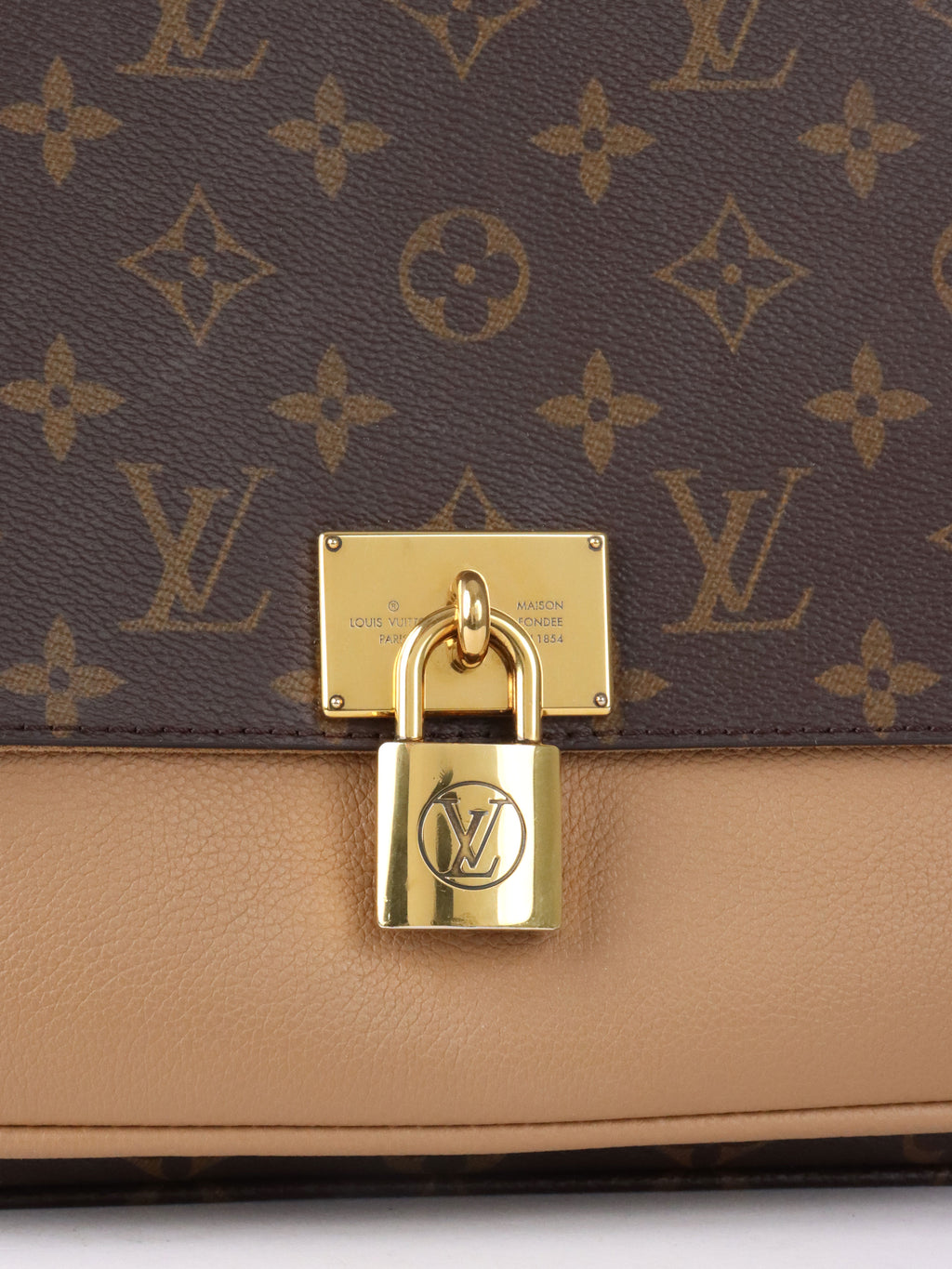 Louis Vuitton Marignan Beige Brown Monogram Shoulder Bag