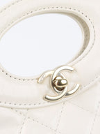 Chanel Small White 31 Shopping Bag