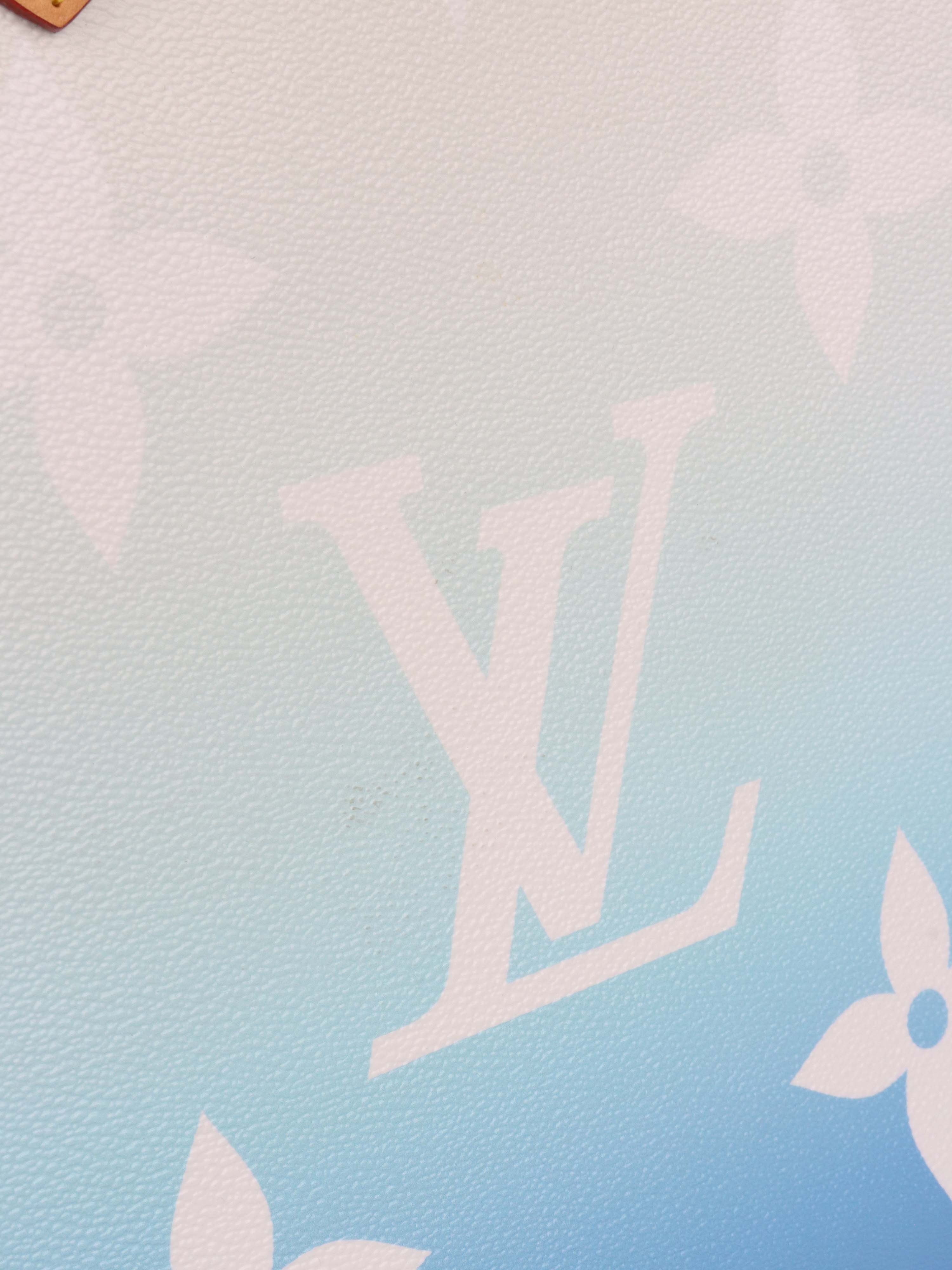 Louis Vuitton Beige/Blue Ombre OnTheGo GM Pool