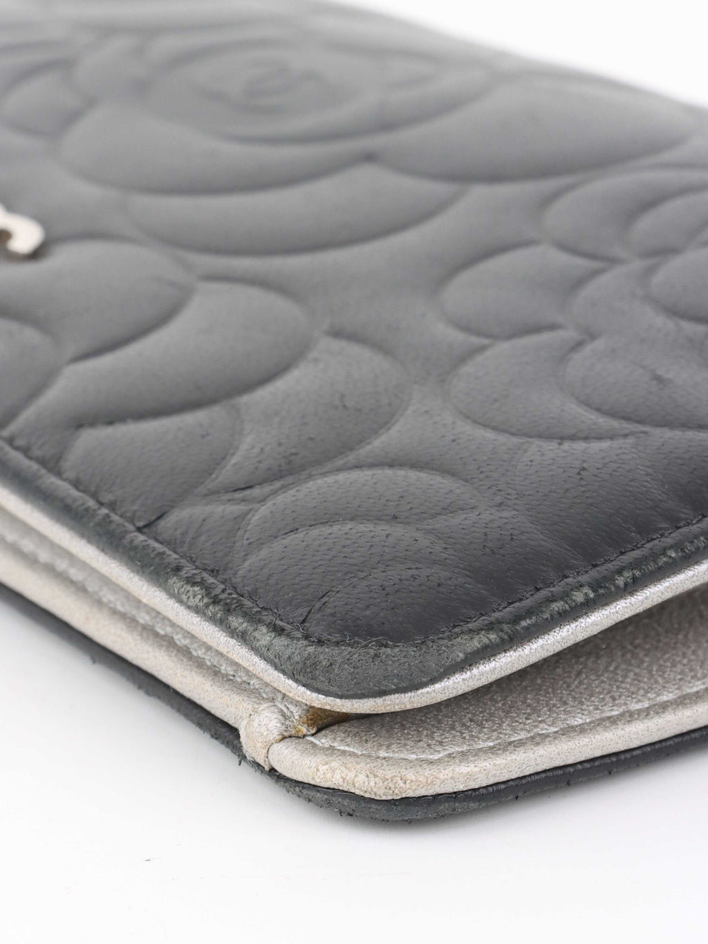 Chanel Black Camellia Wallet.