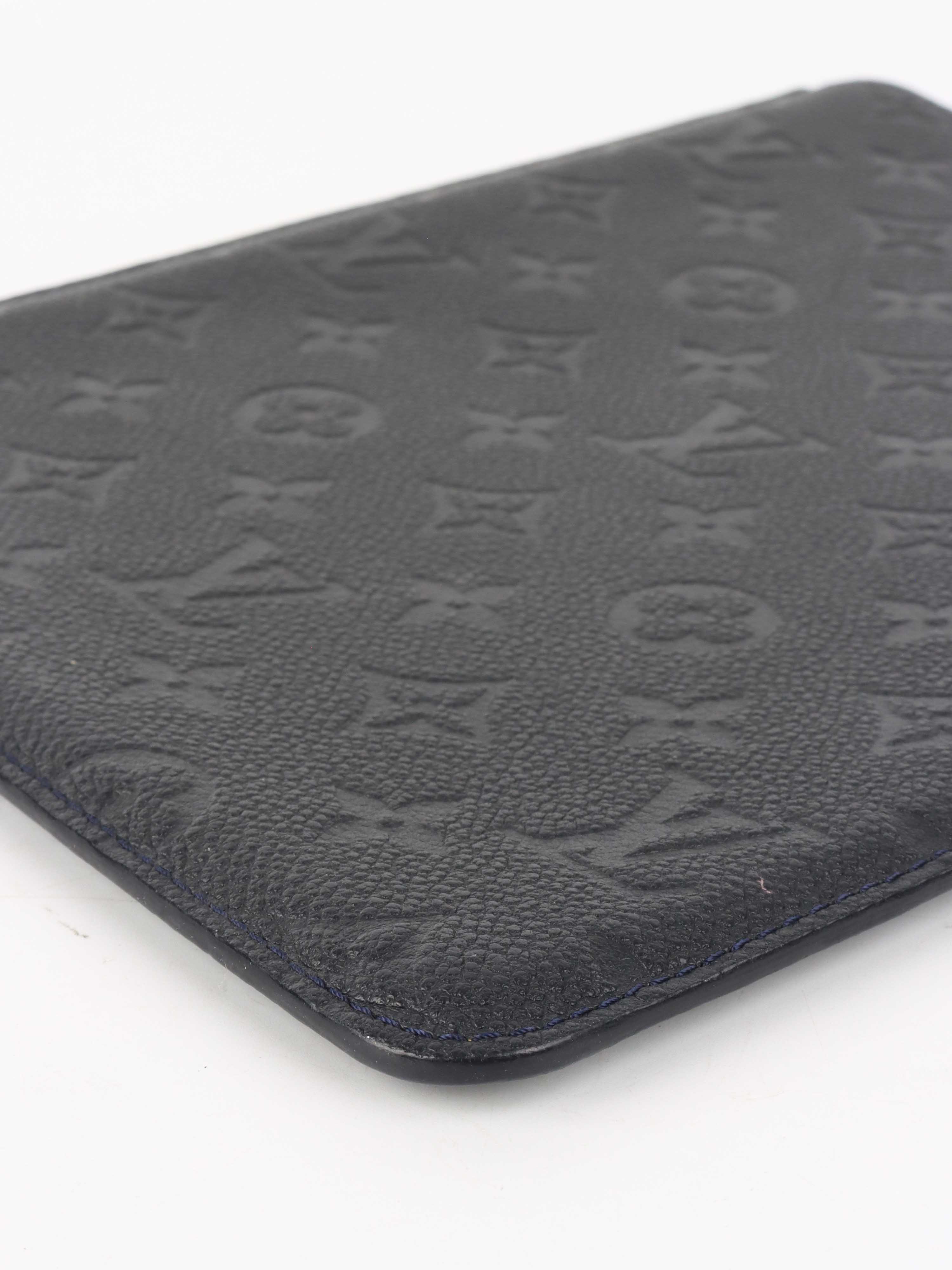 Louis Vuitton Black Monogram Empreinte iPad Case