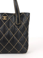 Chanel Black Wild Stitch Tote Bag