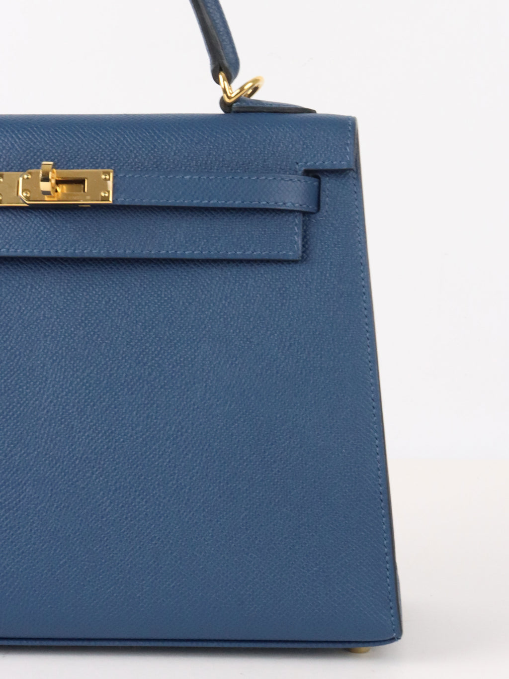 Hermes S4 Deep Blue Kelly 25 Epsom leather GHW Stamp D