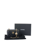 Chanel Lambskin Quilted Small Vanity Case