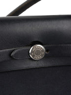 Hermes Vintage Black Herbag Stamp H 2004.