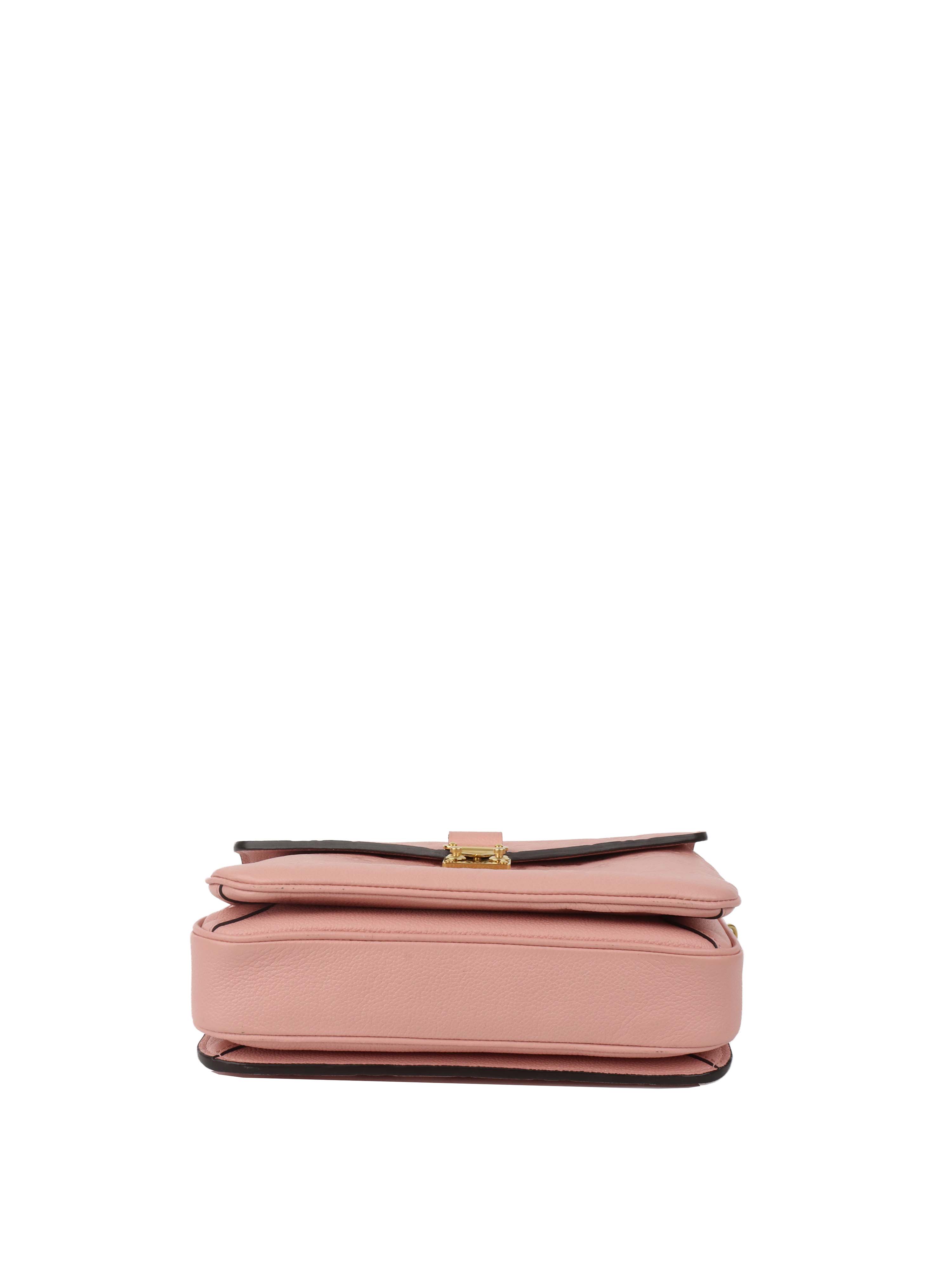 Louis Vuitton Pink Monogram Empreinte Leather Metis