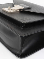 Louis Vuitton Black Vintage Monceau Messenger Bag.
