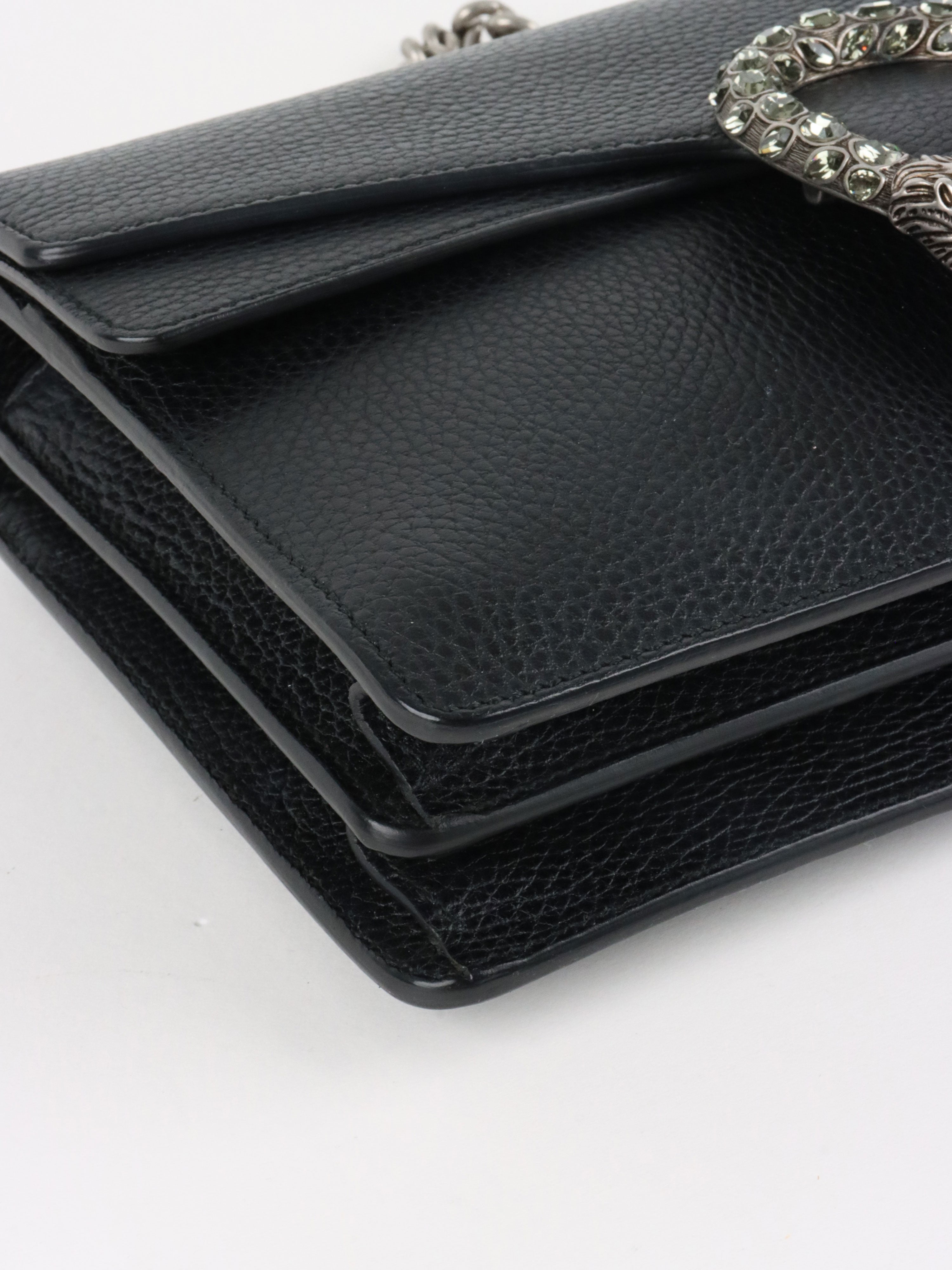 Gucci Small Black Dionysus Bag.