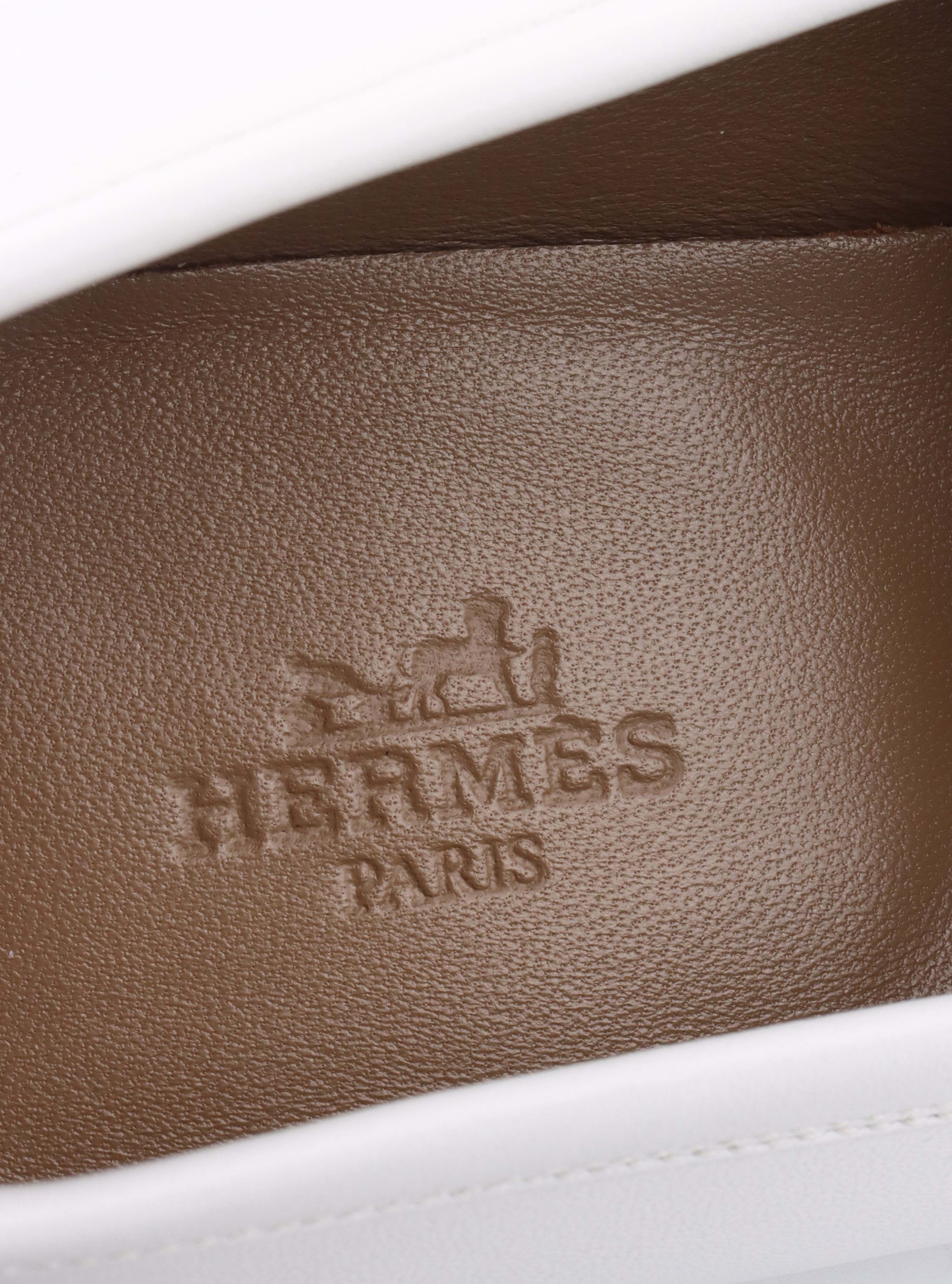 Hermes White Royal Loafer
