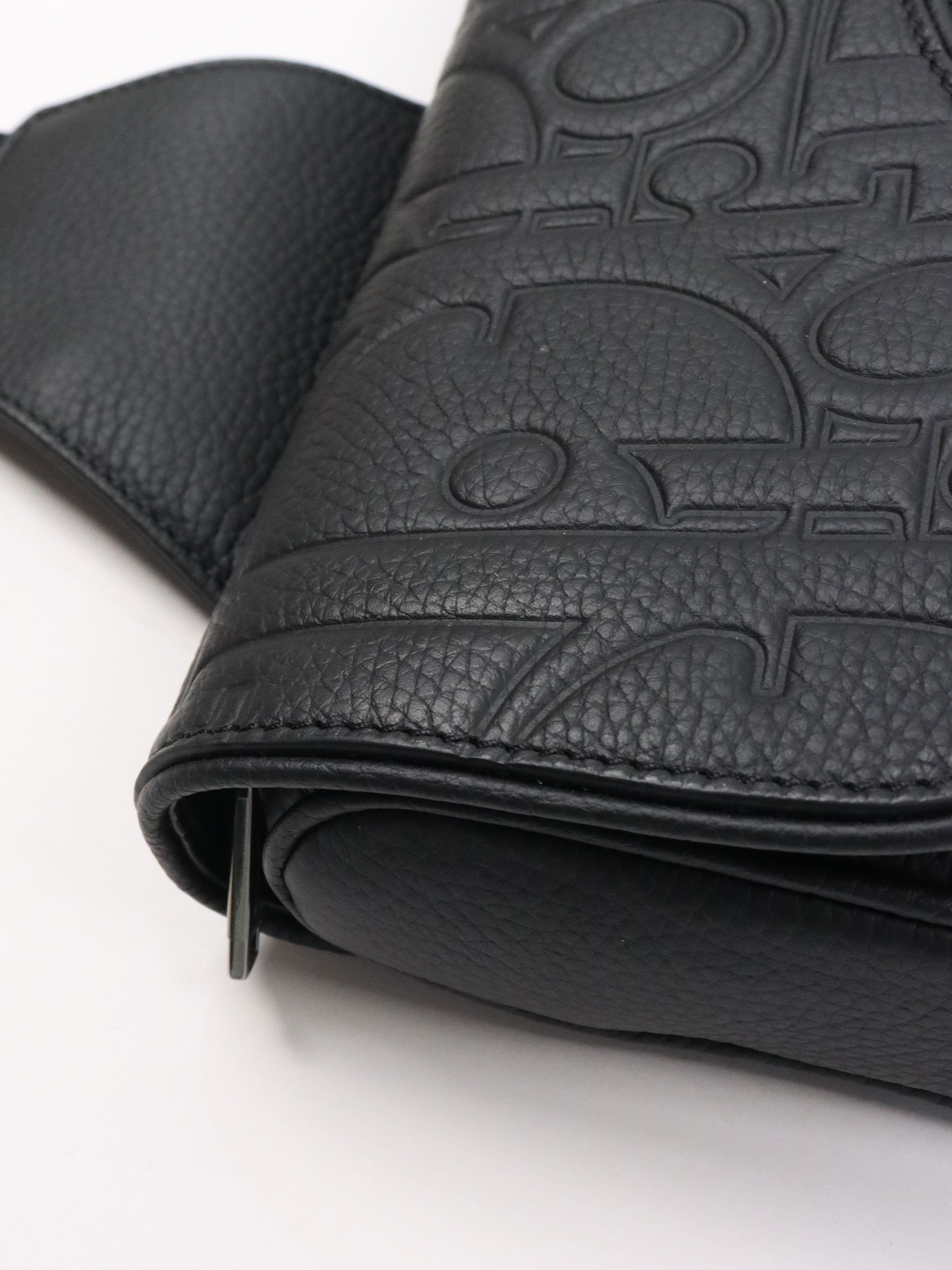 Dior Black Gravity Saddle Bag.