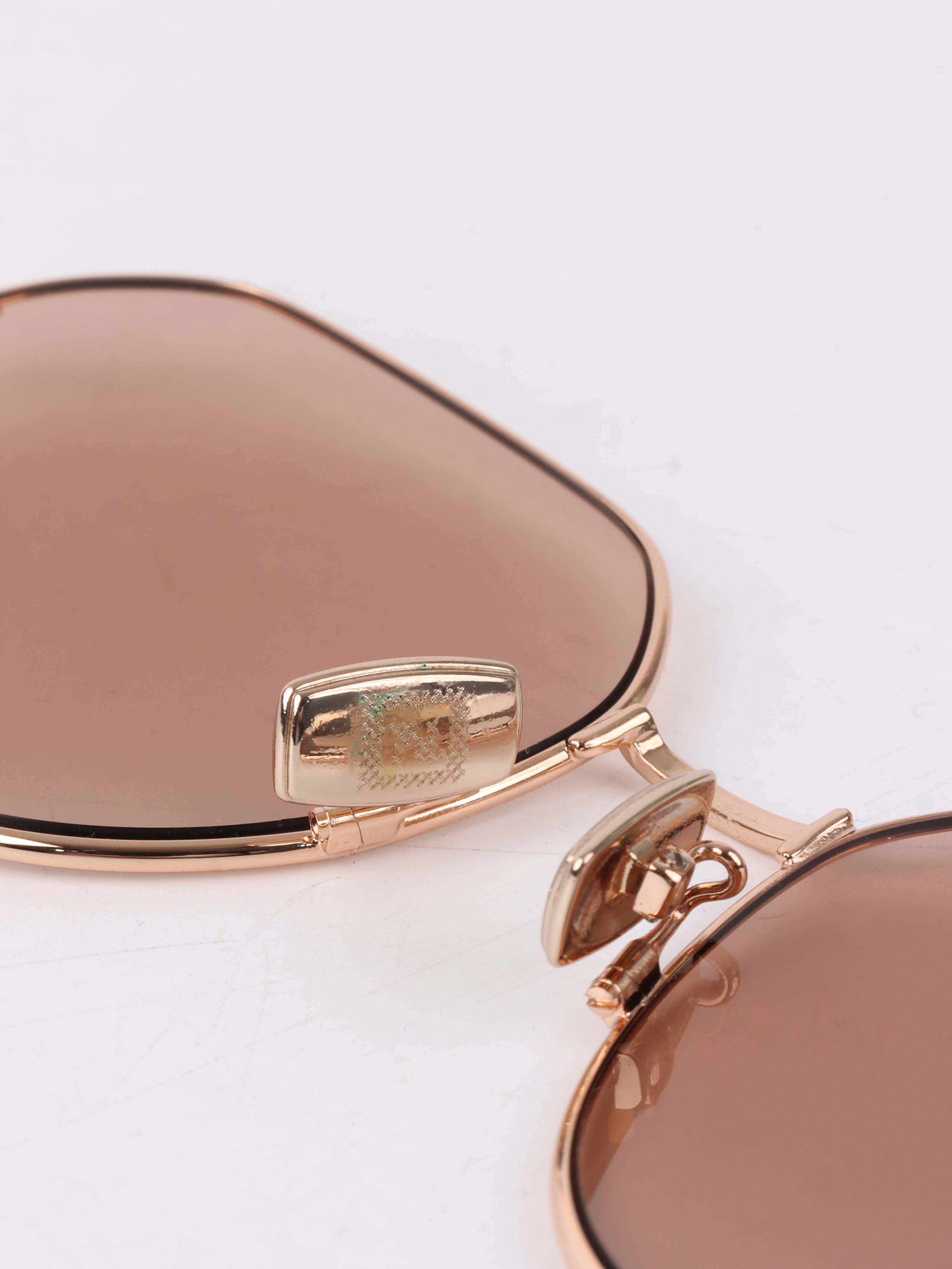 Fendi Rose Gold Frame Sunglasses.