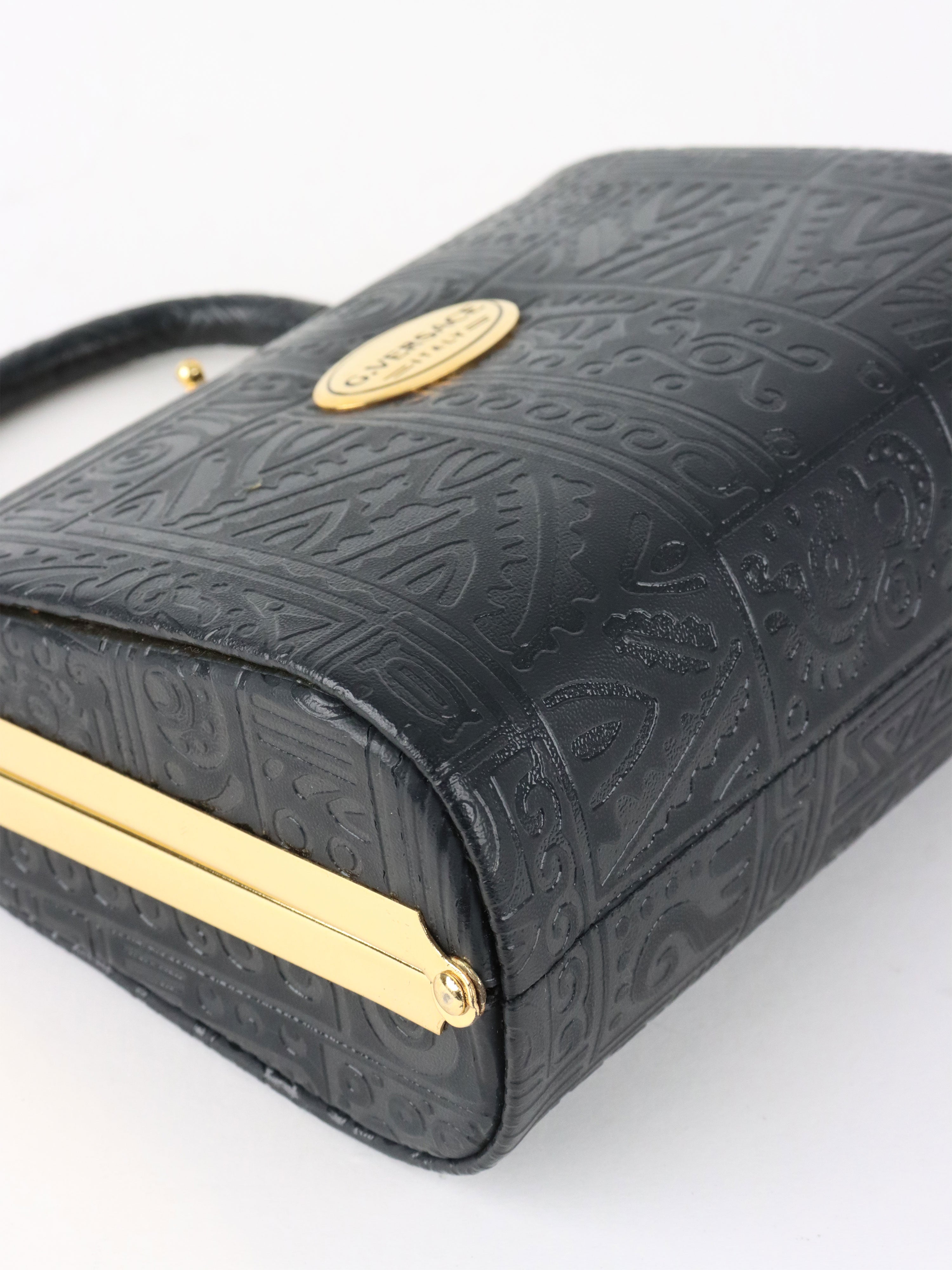 Gianni Versace Black Clutch Bag