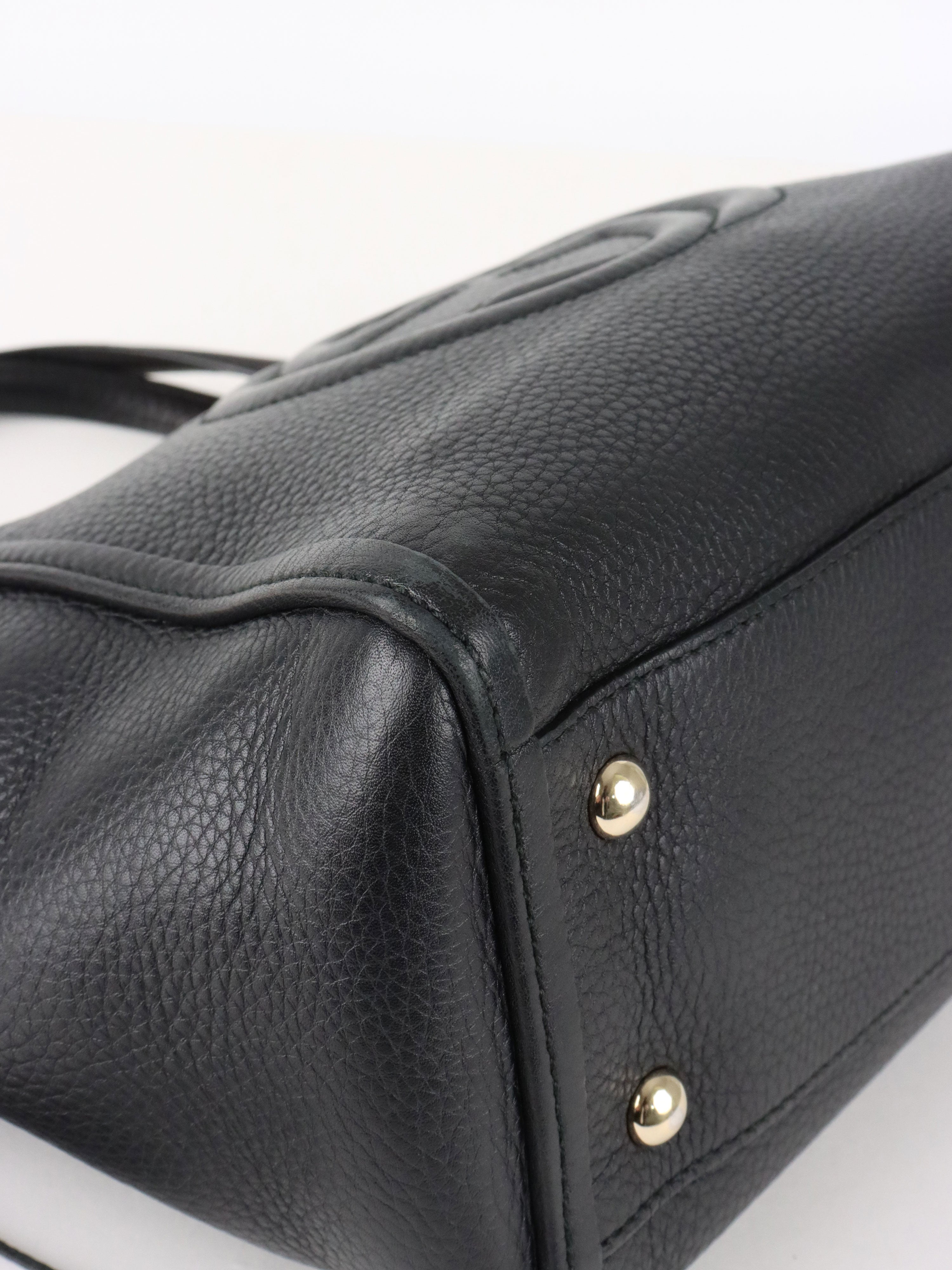 Gucci Black GG Soho Cellarius Tote