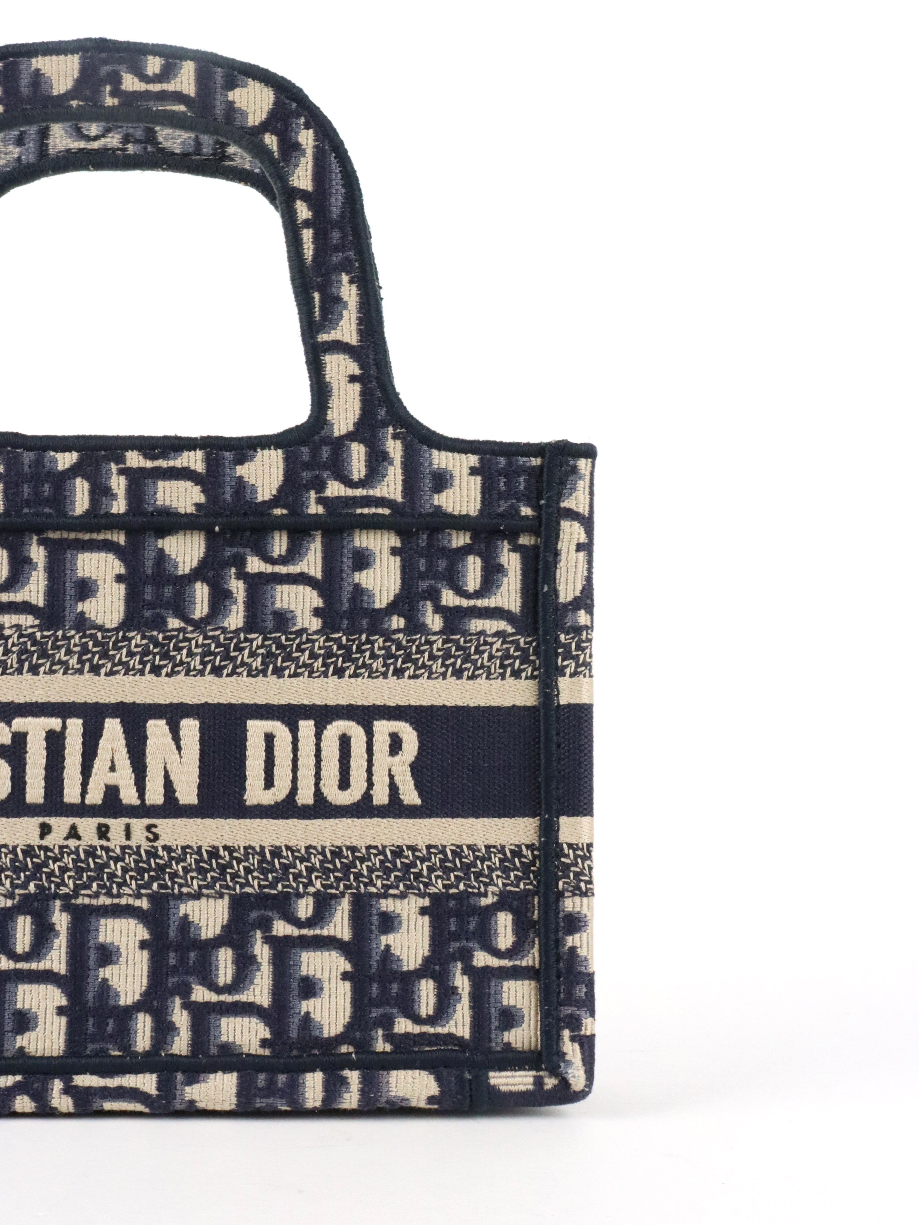 Dior Blue Mini Dior Book Tote (2020)
