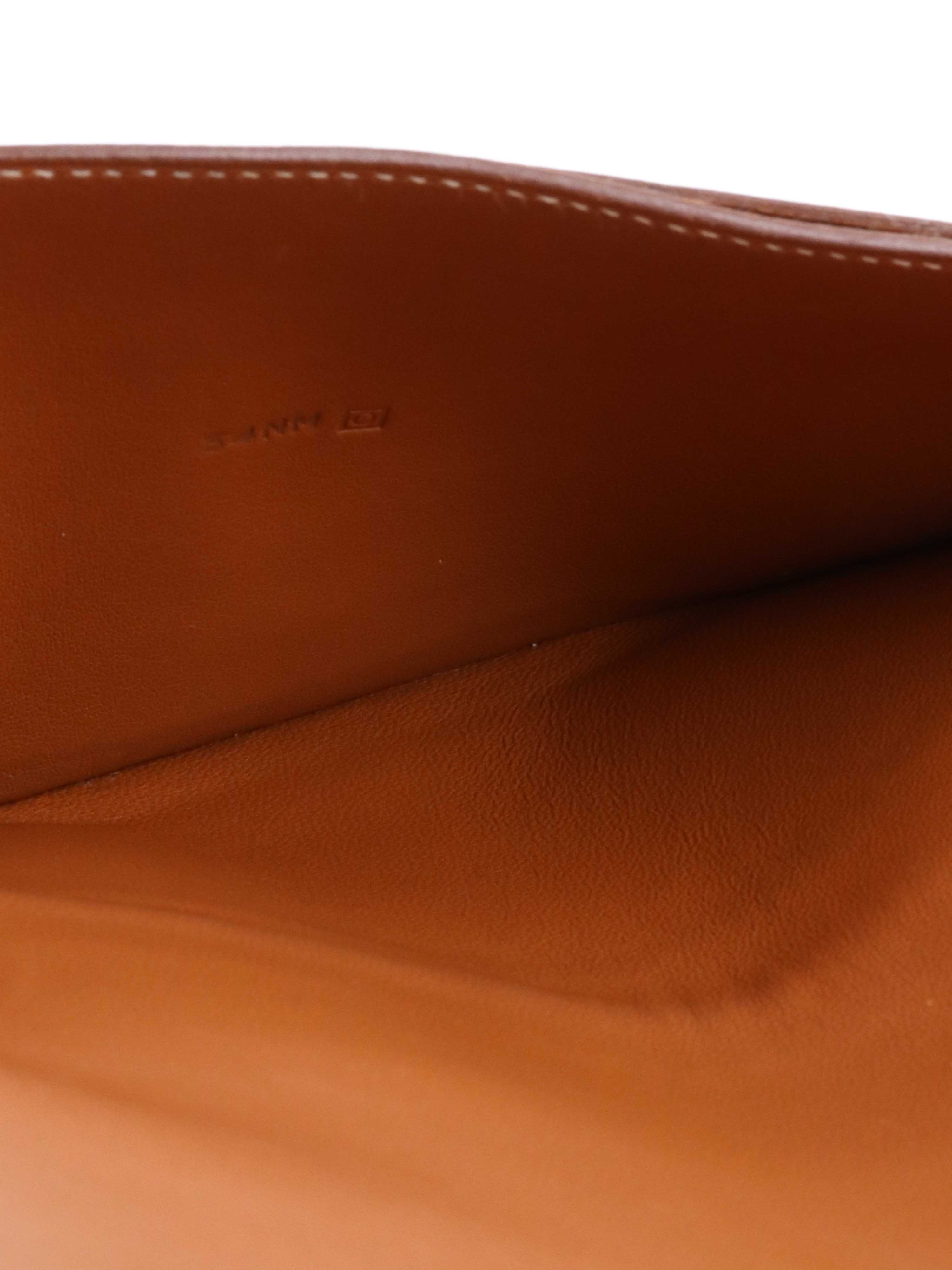 Hermes Tan Dogon Long Wallet.