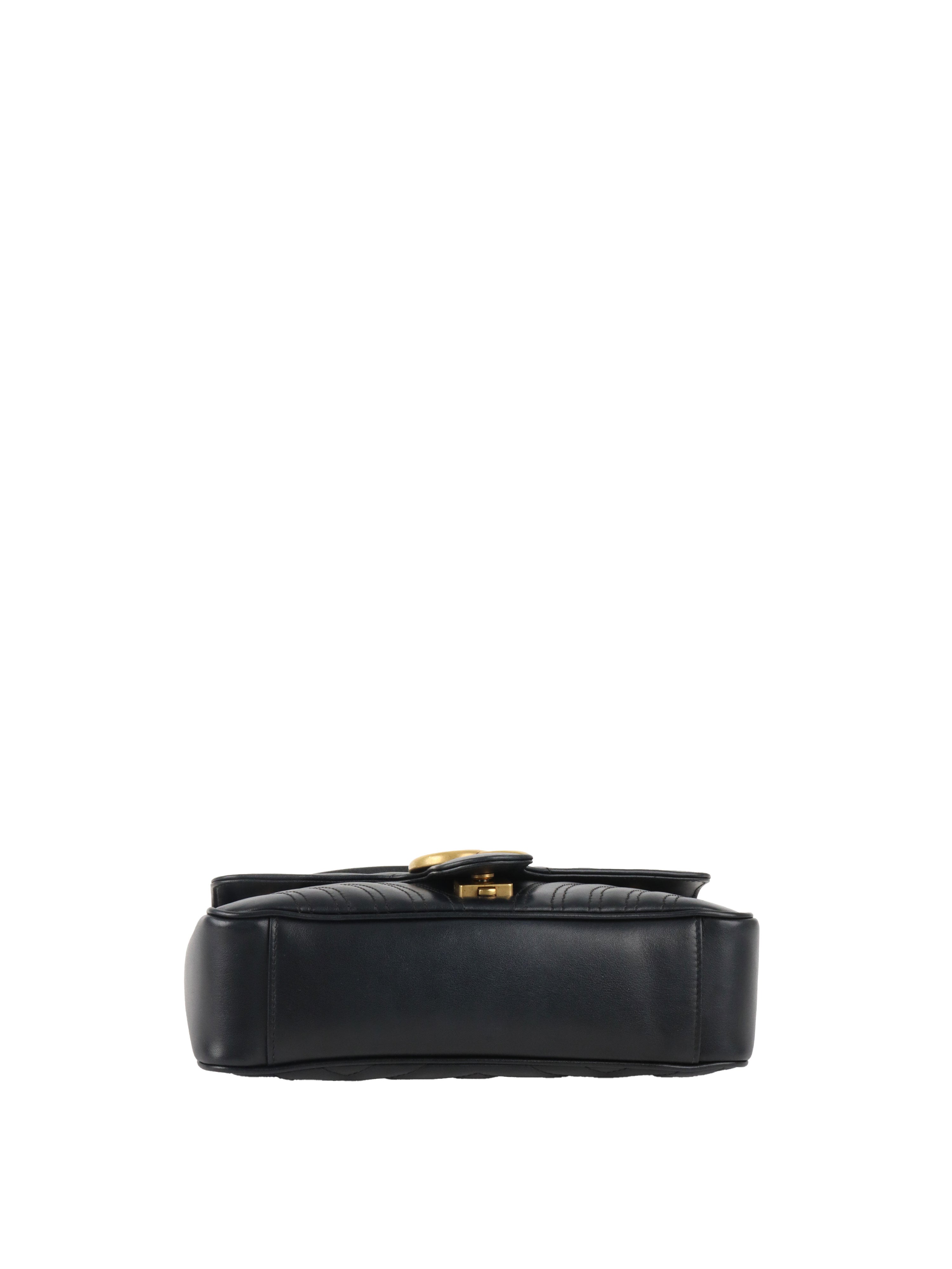 Gucci Black Medium Marmont Shoulder bag