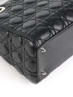 Dior Black Medium Lady Dior Bag