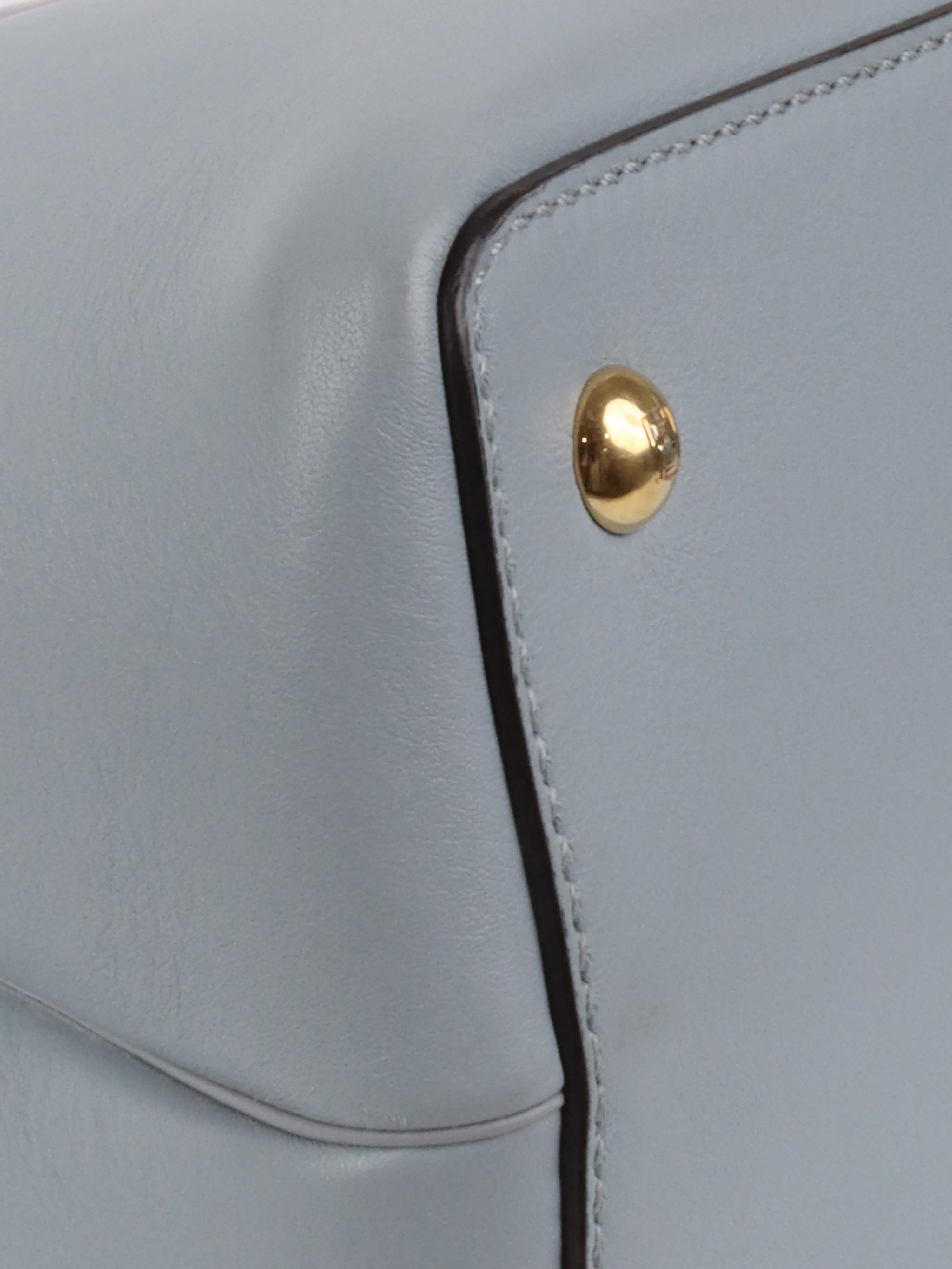 Fendi Pale Blue 2Jours Shoulder Bag