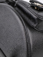 Chanel Black Caviar Duma Backpack.