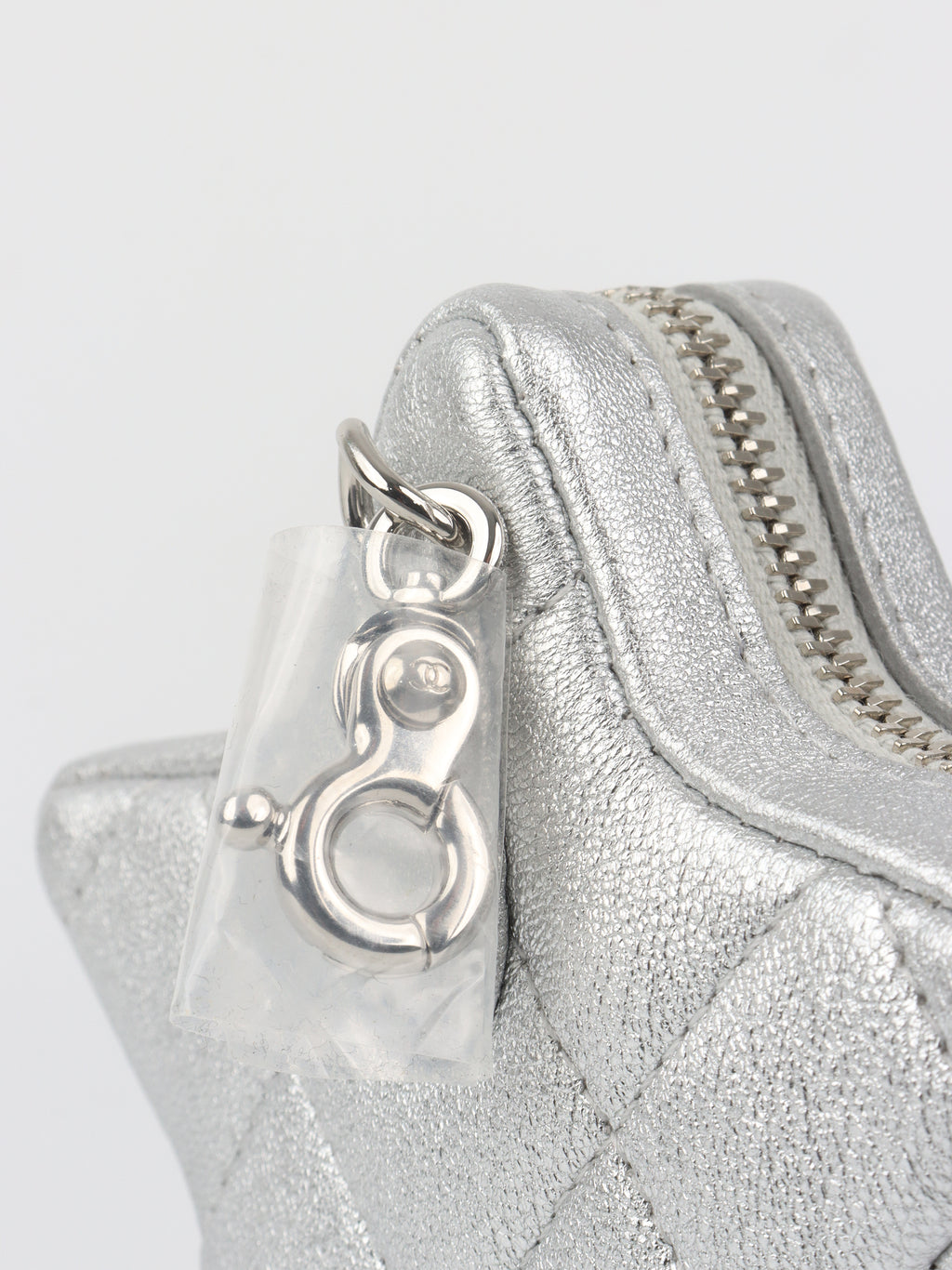 Chanel Silver Star Pouch.