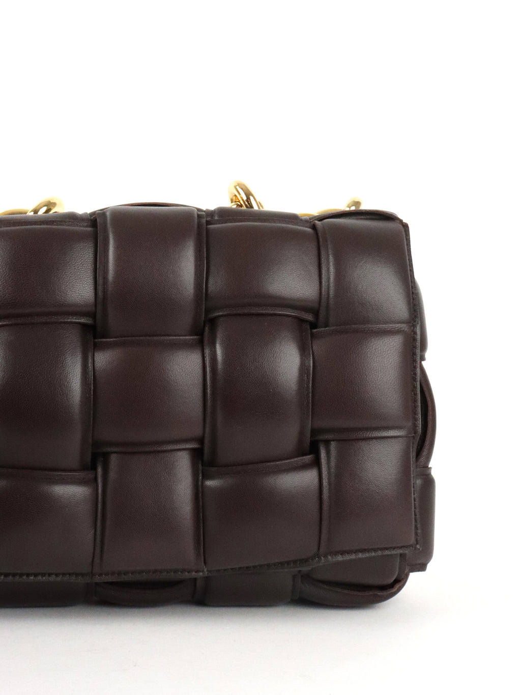 Bottega Veneta Chocolate Brown Padded Cassette Bag