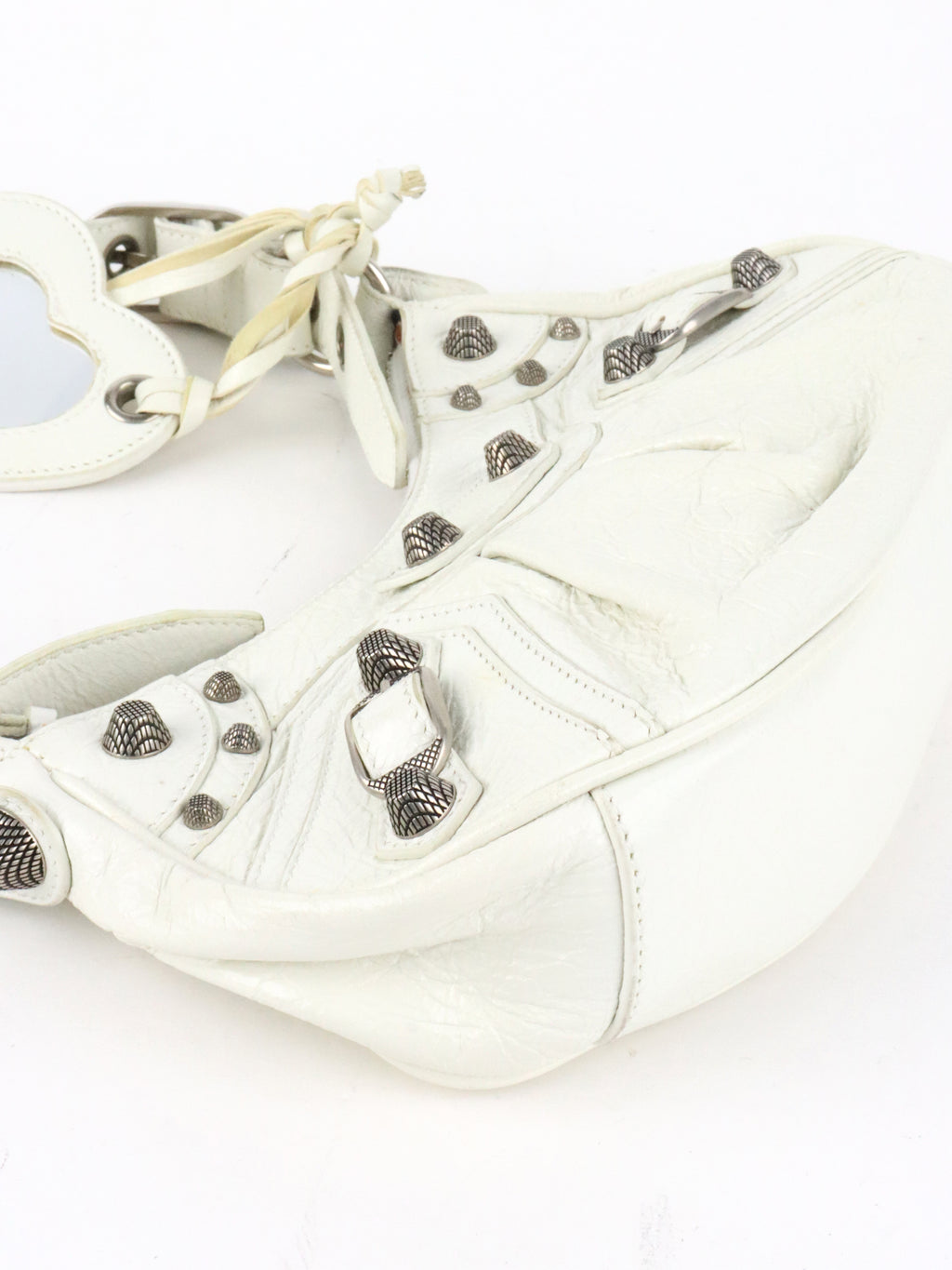 Balenciaga White Le Cagole XS Bag