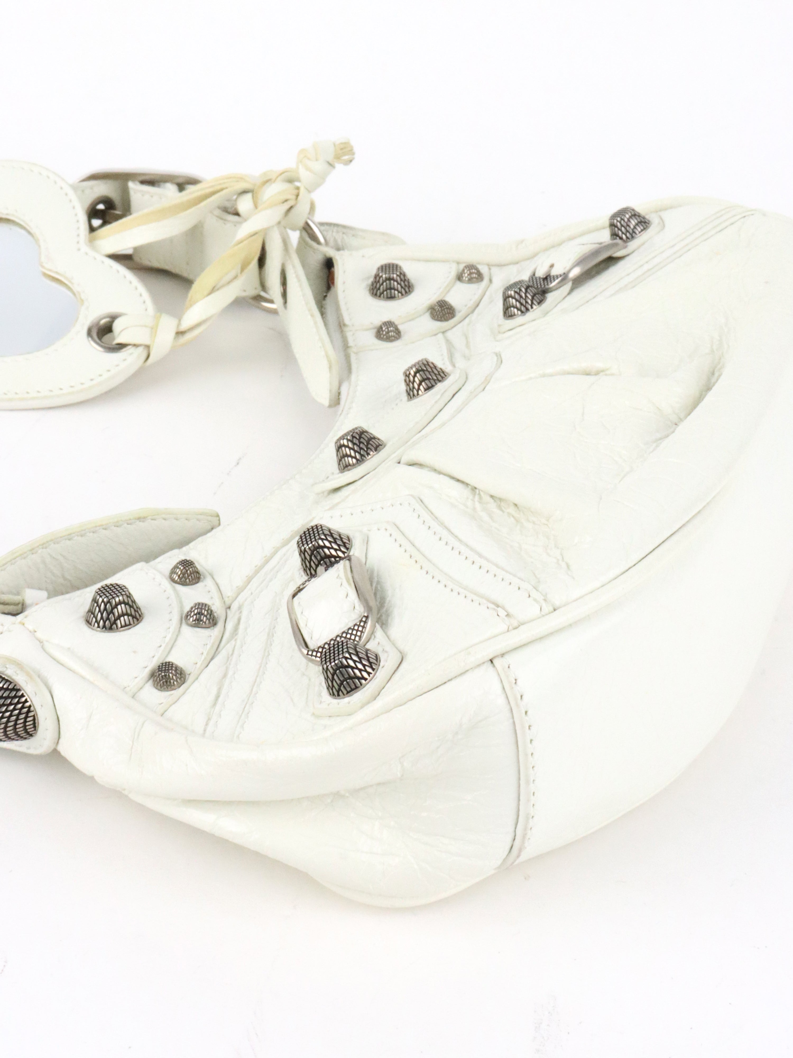 Balenciaga White Le Cagole XS Bag