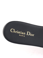 Dior Deep Blue Dway Slides Size 40