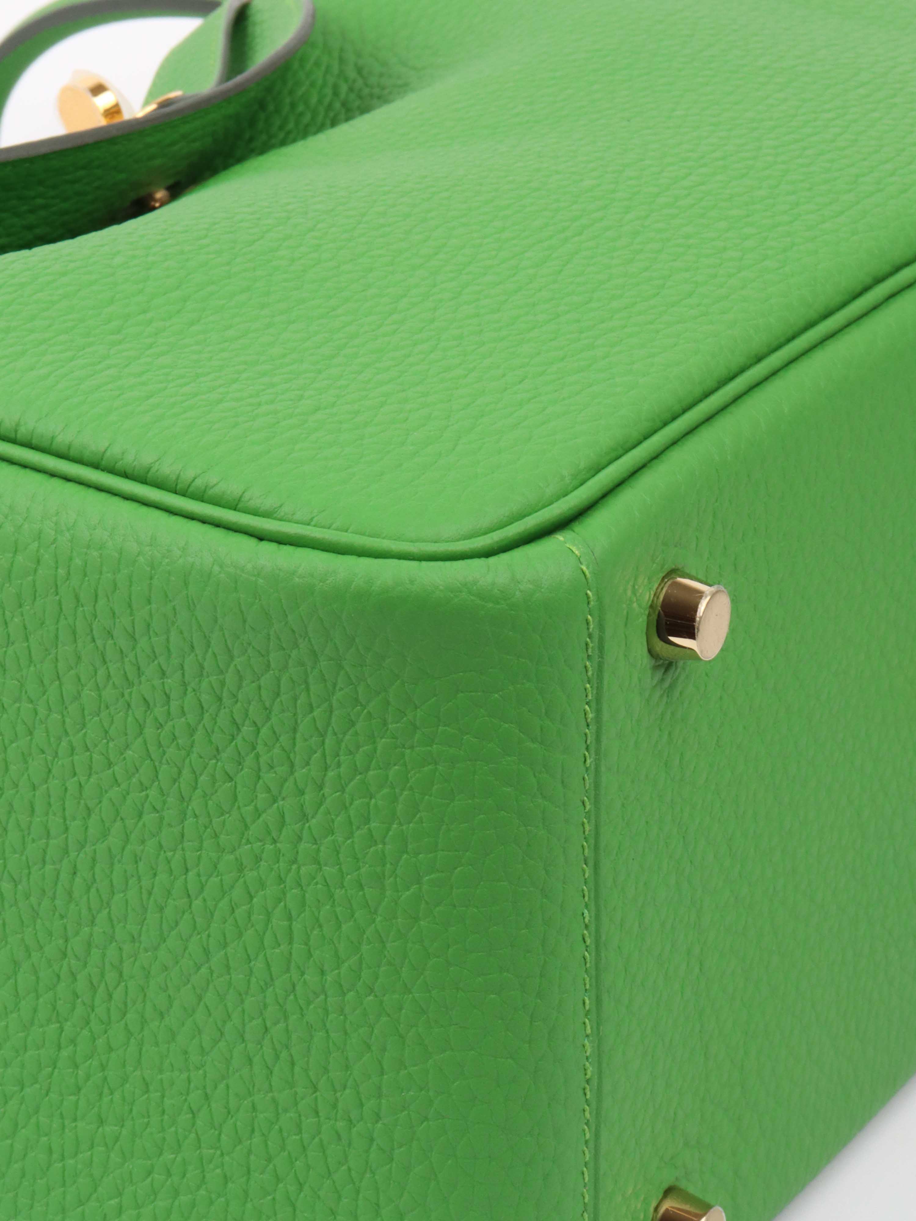 Hermes Lindy 26 Vert Yucca.