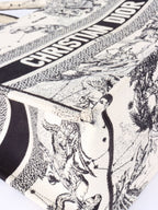 Dior Latte and Black Zodiac Medium Book Tote.