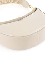 Loewe Small Light Oat Luna Leather Hobo Bag