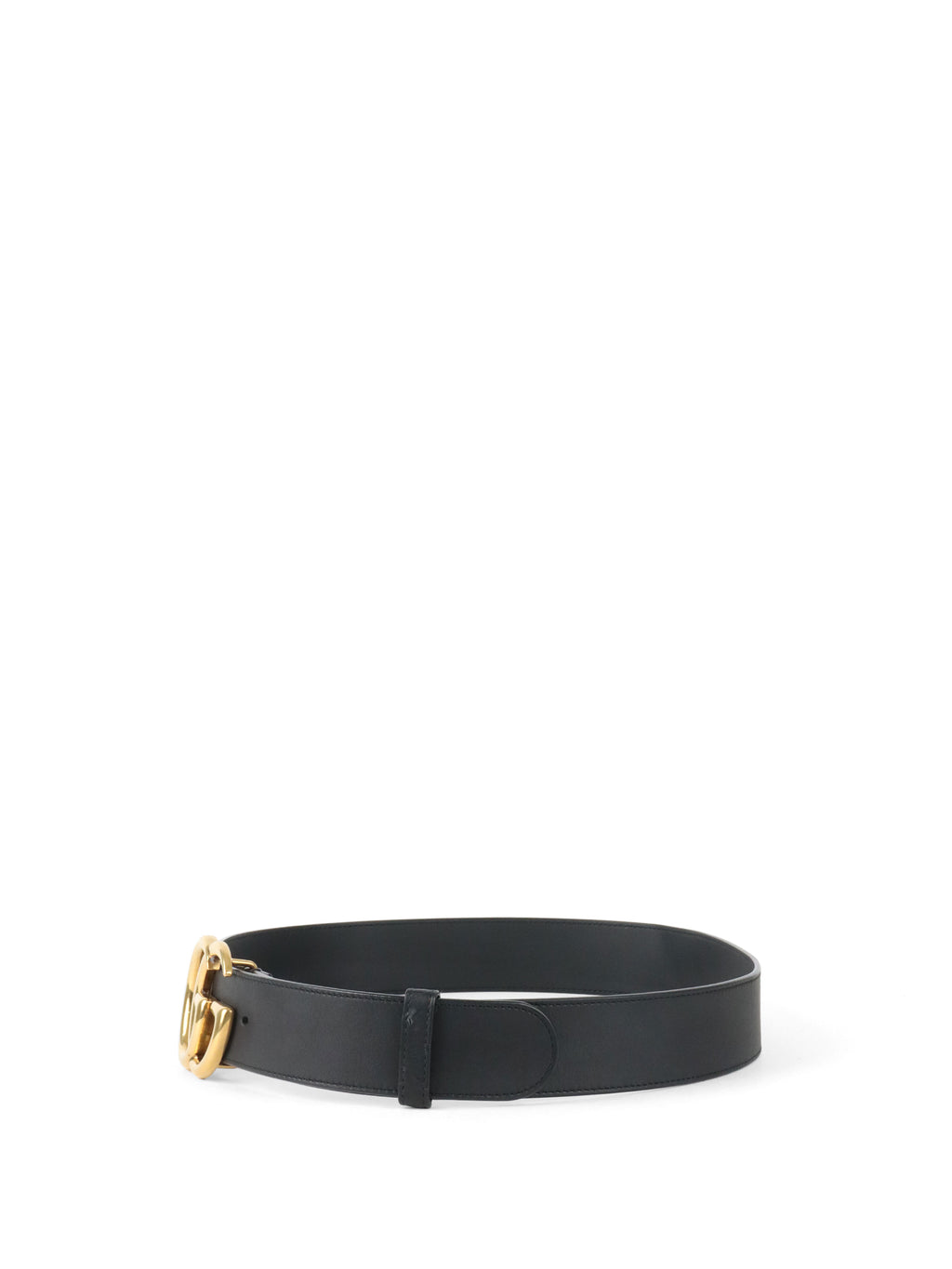 Gucci Black GG Marmont Wide Belt Size 90