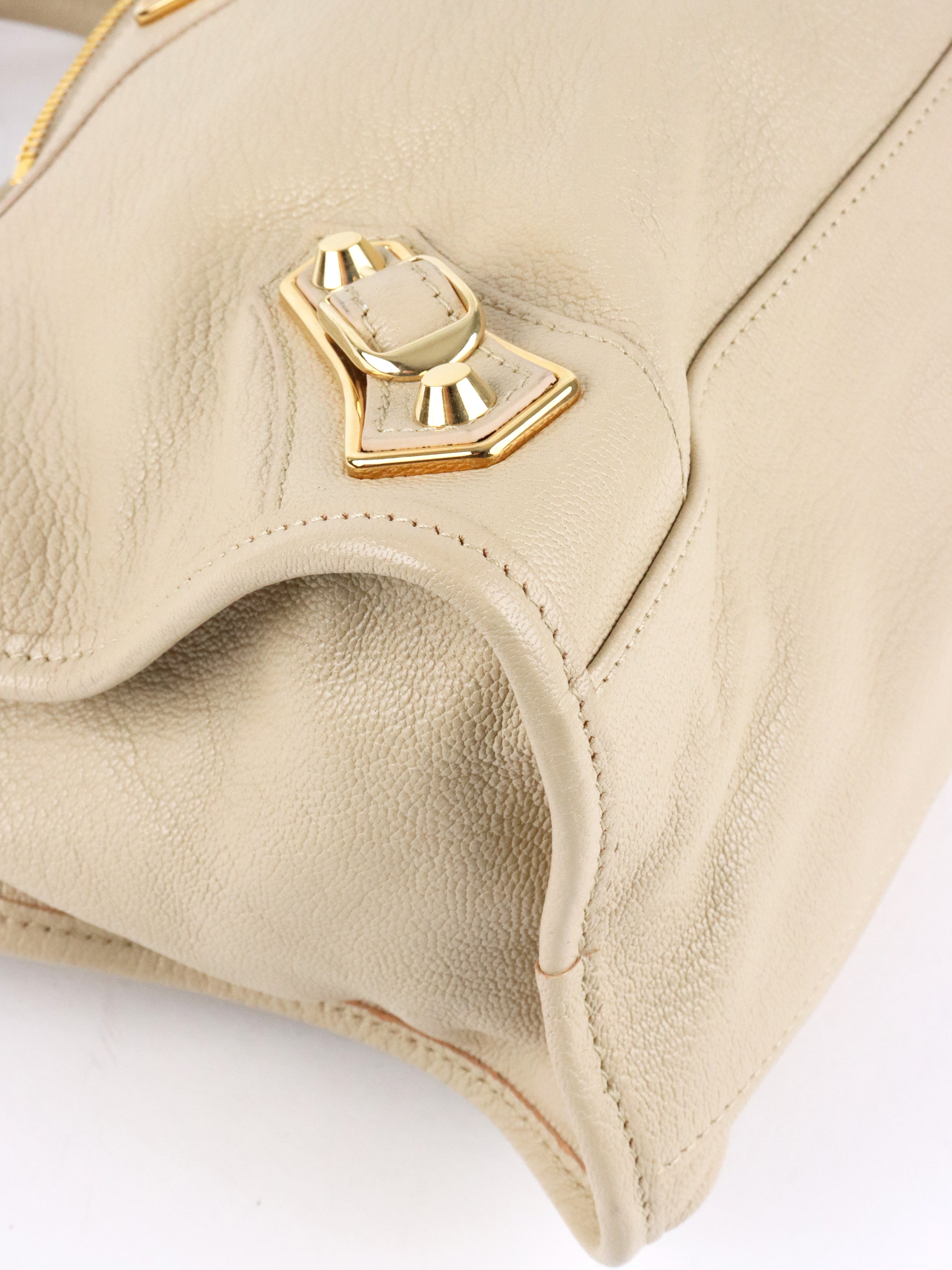 Balenciaga Beige Medium Le City Bag
