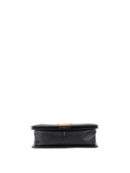 Chanel Black Chevron Caviar Medium Boy Bag.