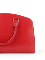 Louis Vuitton Red Epi Leather Pont Neuf PM Handbag