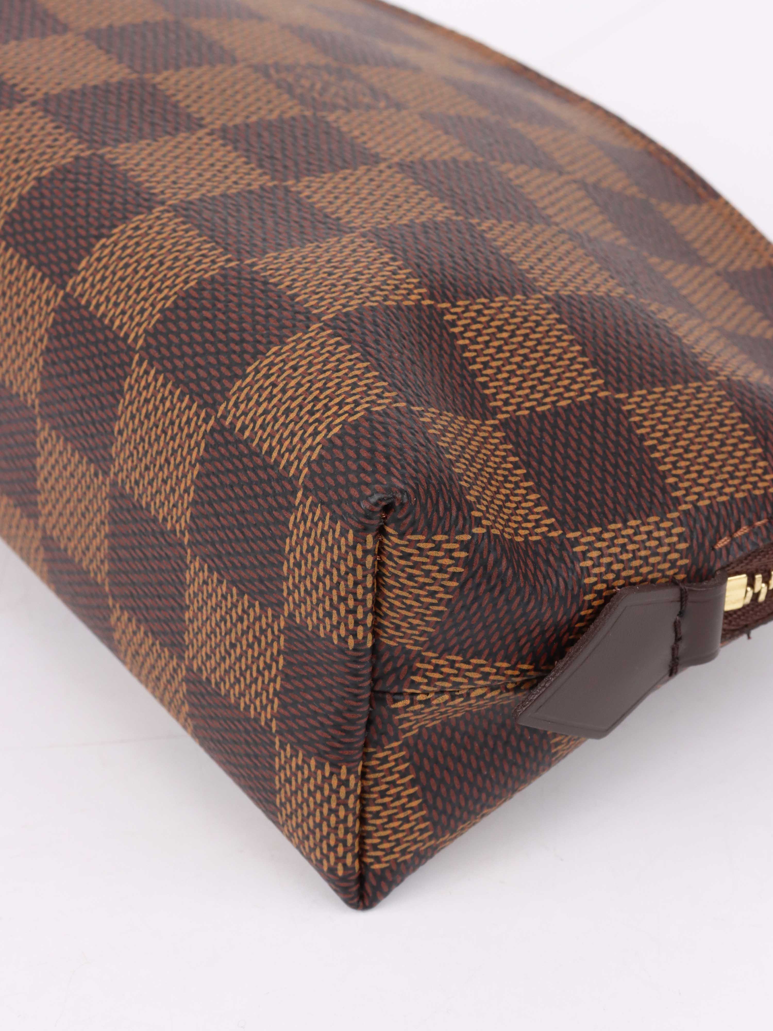 Louis Vuitton Damie Ebene Cosmetic Pouch PM.