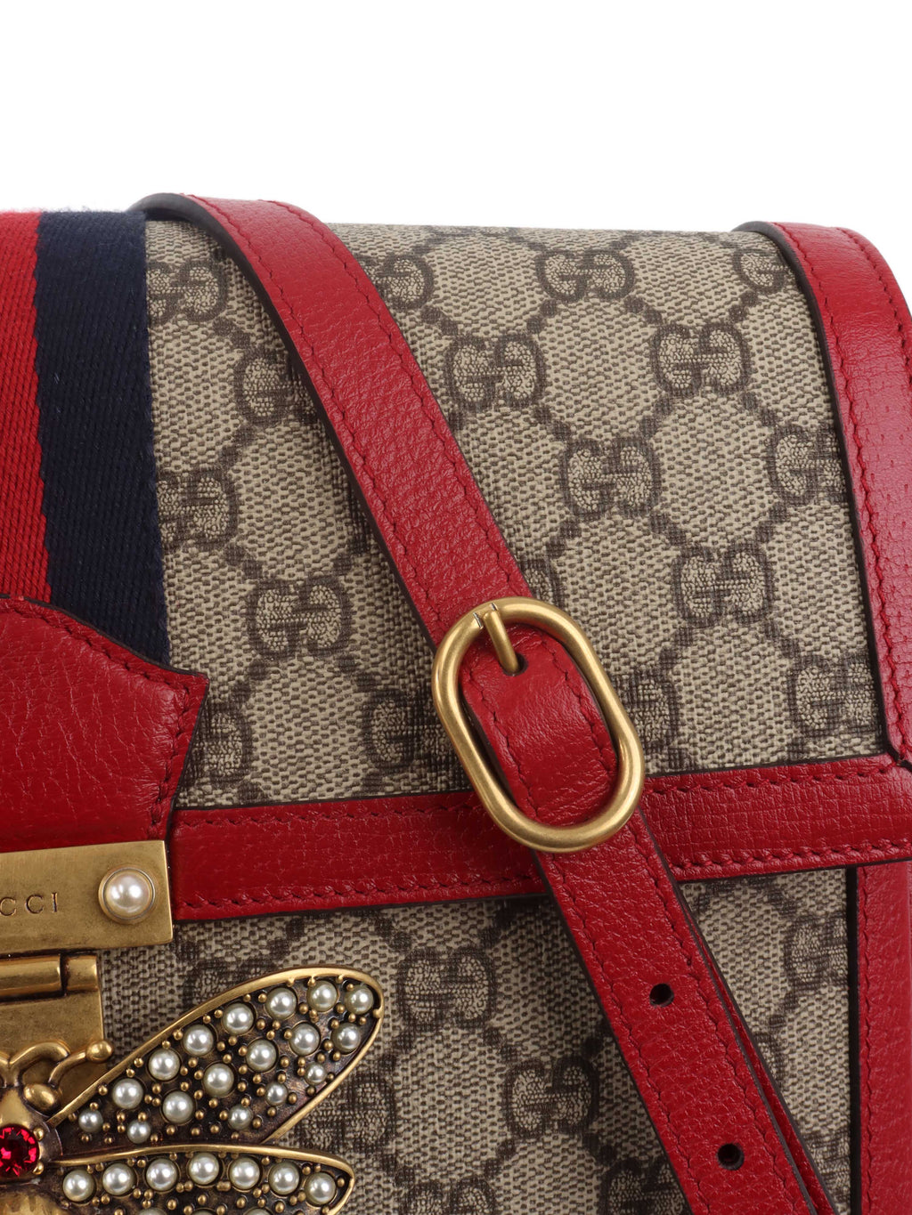 Gucci Queen Margaret Red Shoulder Bag.