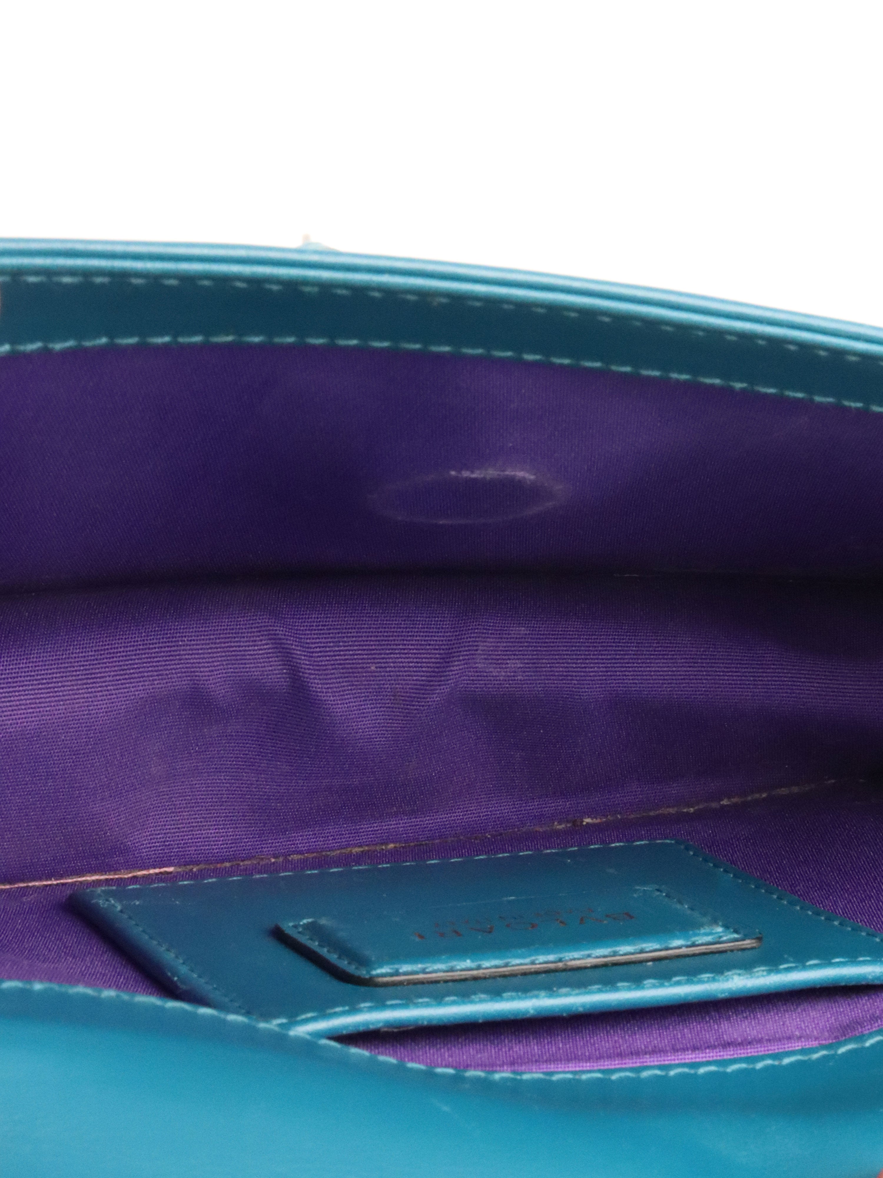 Bvlgari Blue Serpenti Forever Chain Pochette.