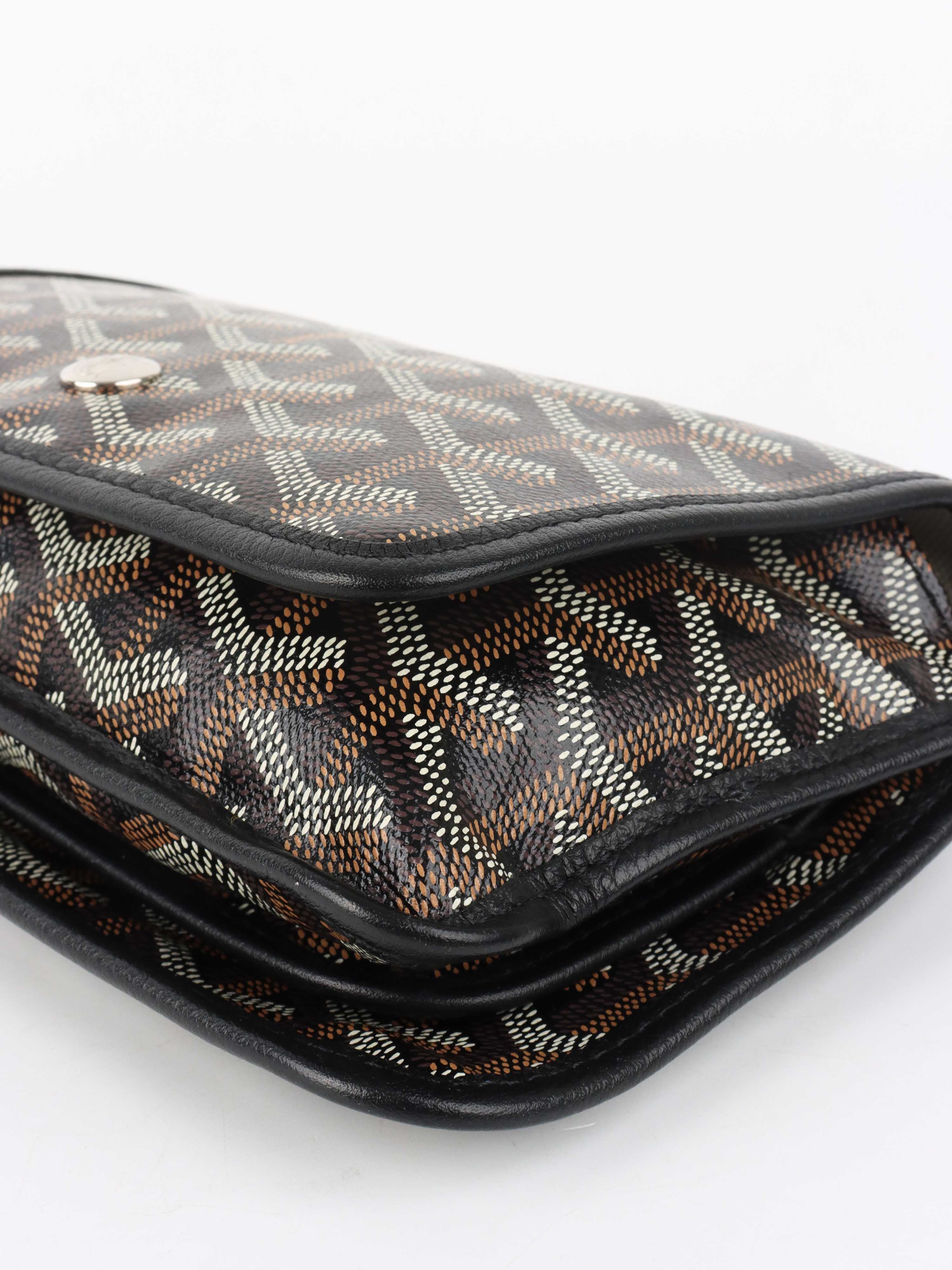 Goyard Black Plumet Pocket Wallet.