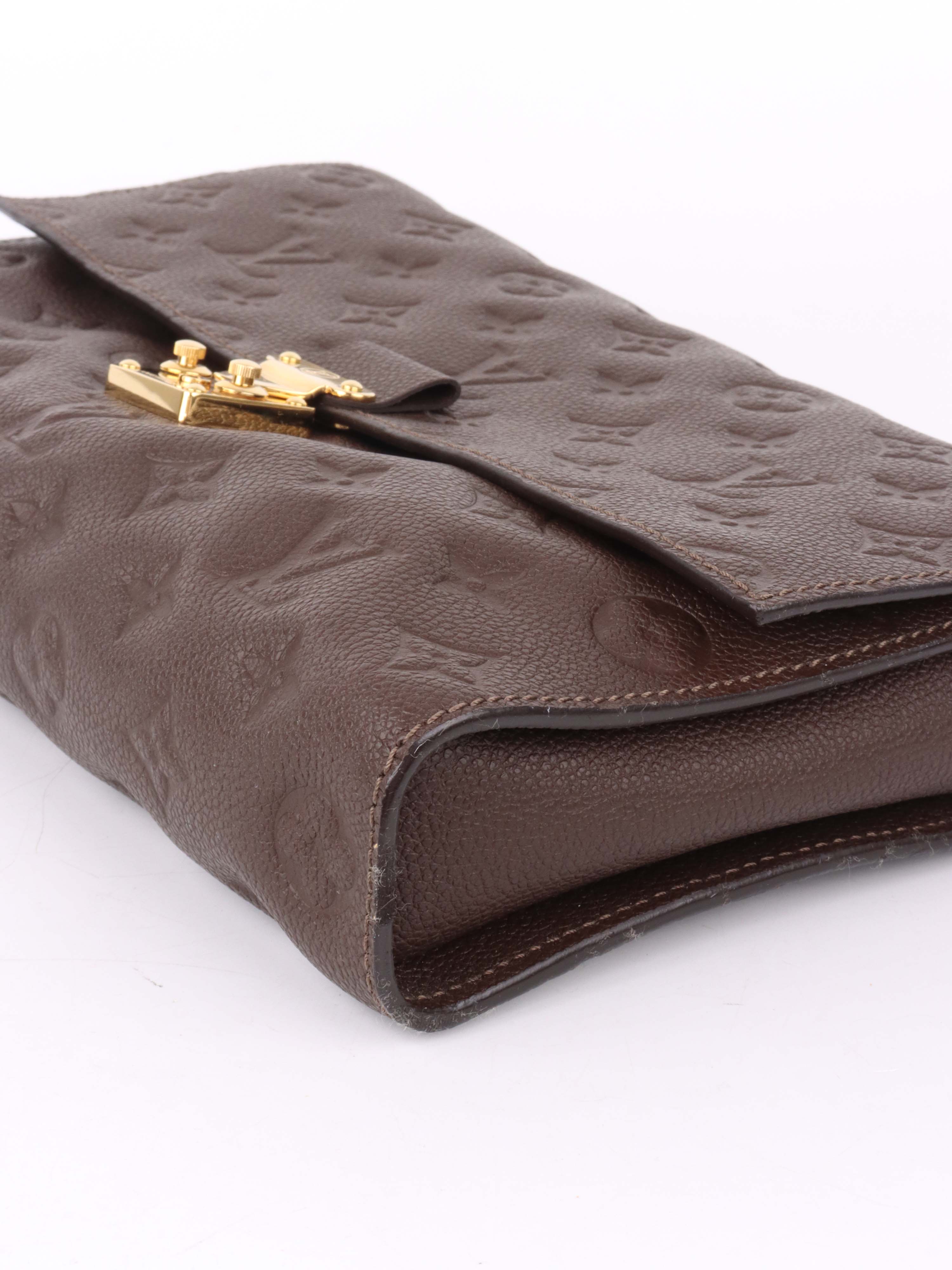 Louis Vuitton Brown Fascinante Empreinte Monogram Bag.