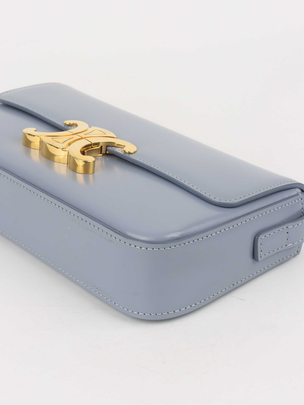 Celine Claude Shoulder Bag in Blue