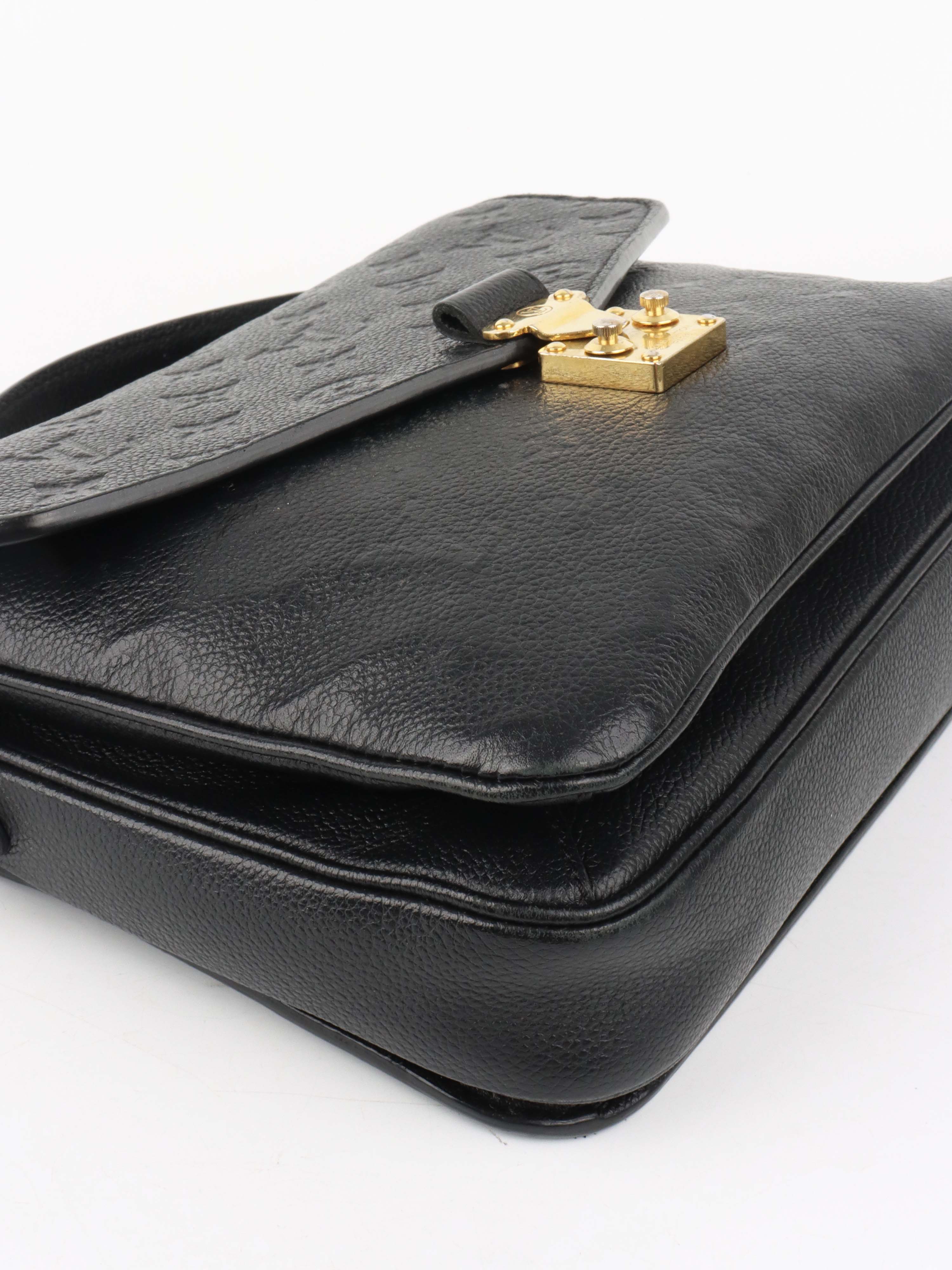 Louis Vuitton Black Pochette Métis Bag.