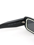 Prada Black PR 06YS Rectangle Frame Sunglasses