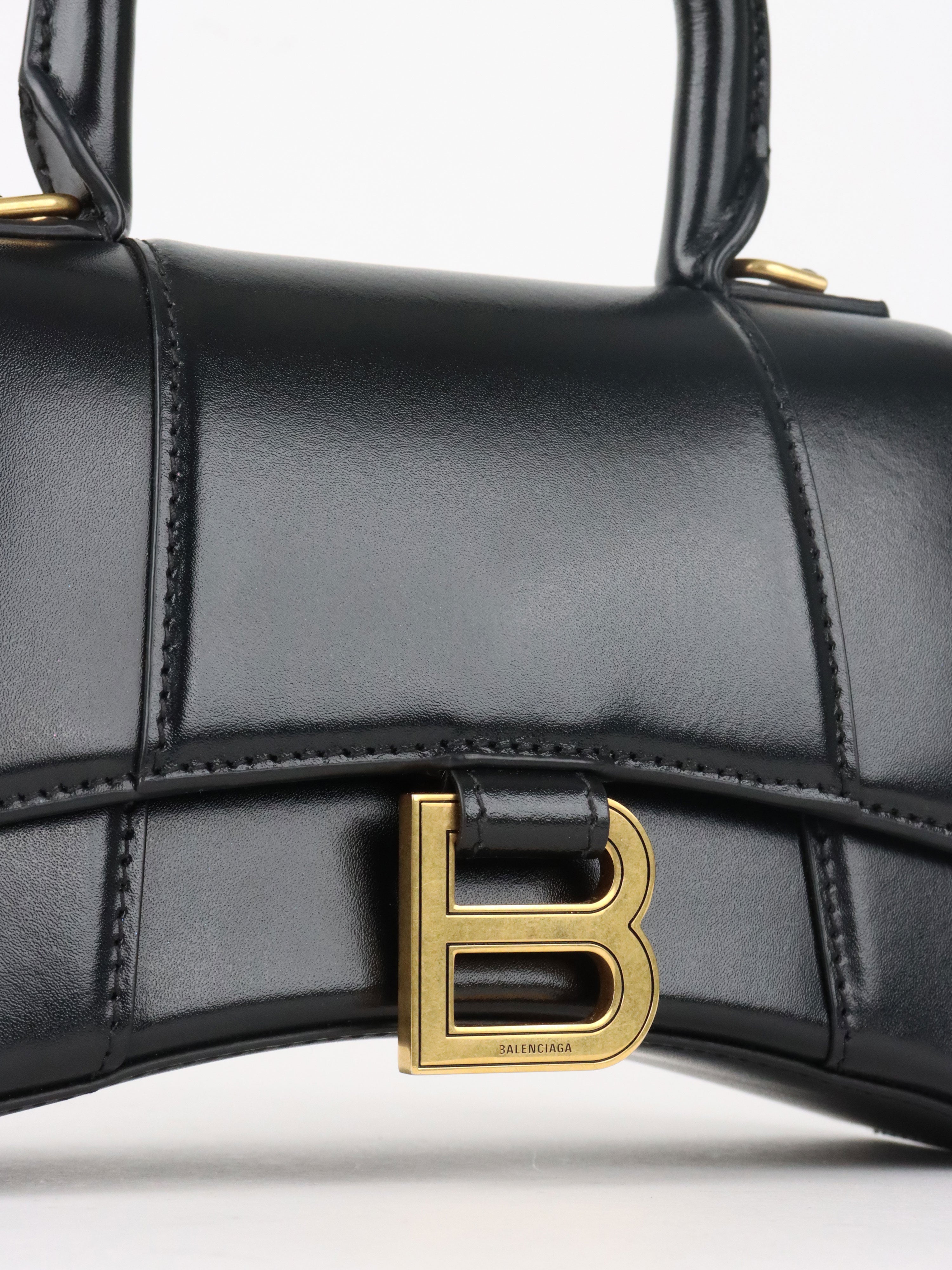 Balenciaga Black Hourglass XS Bag