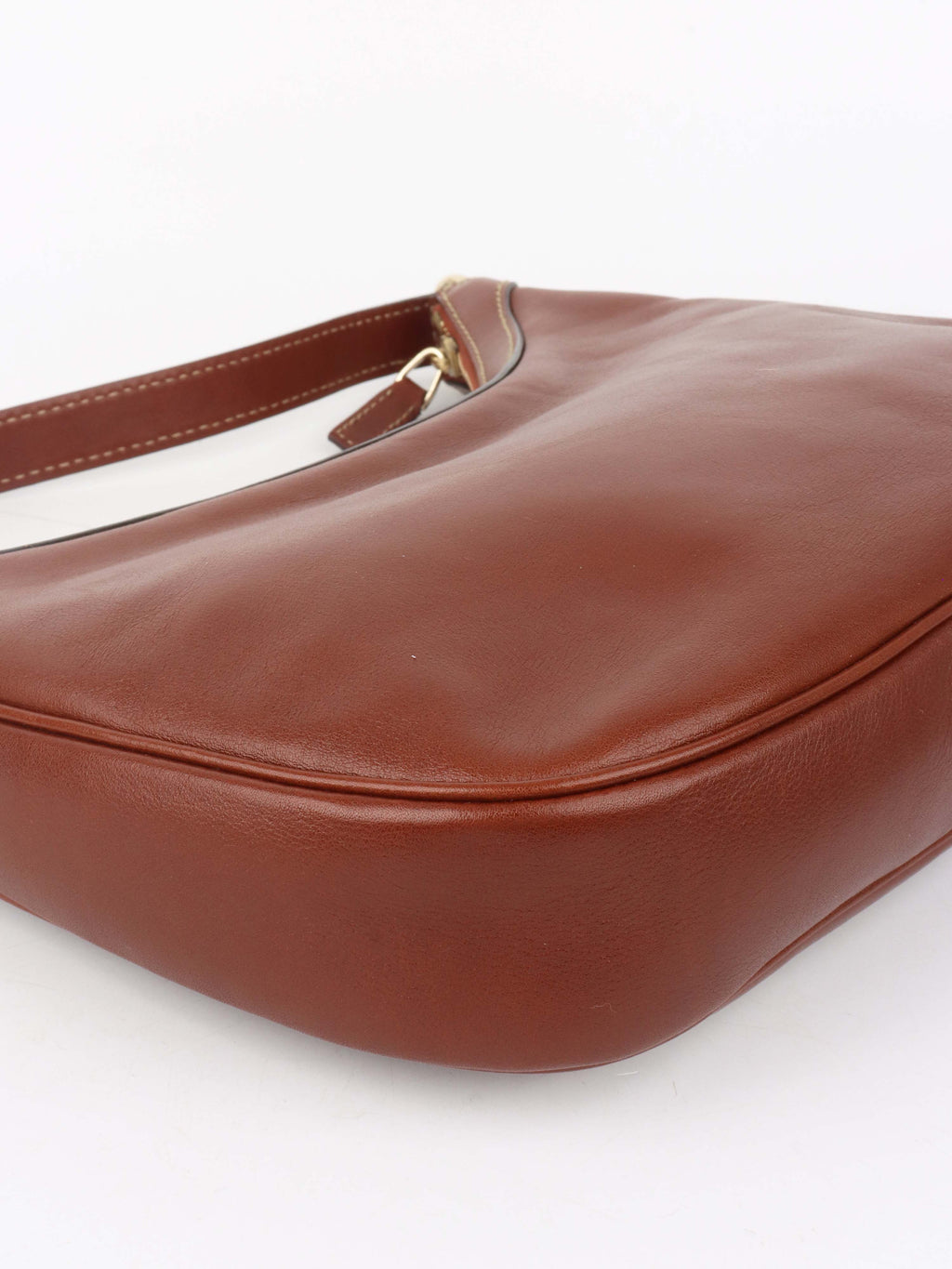 Gucci Cognac Hobo Shoulder Bag.