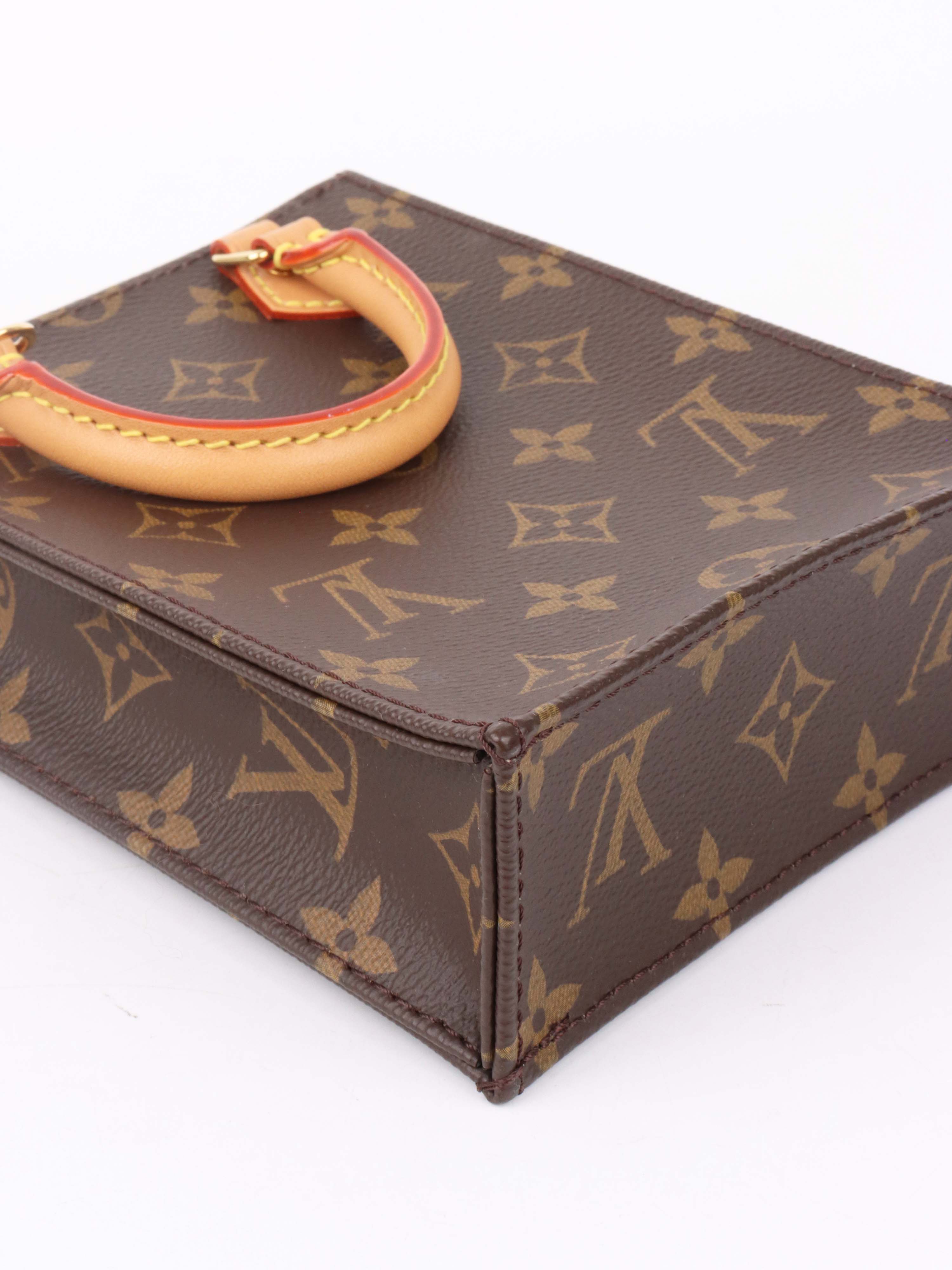 Louis Vuitton Monogram Petit Sac Plat.