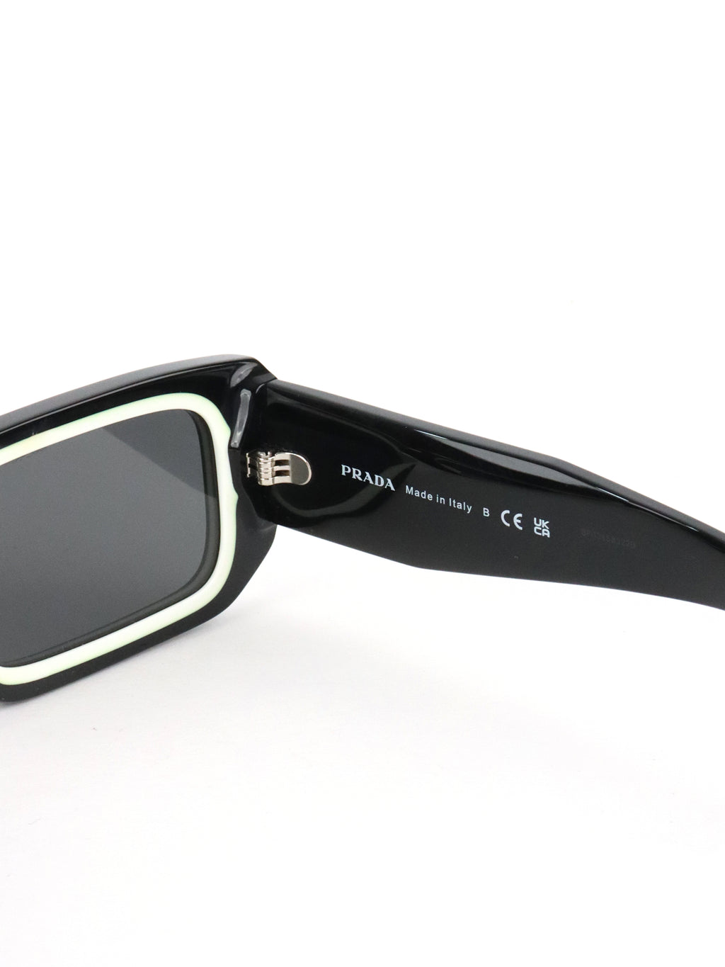 Prada Black PR 06YS Rectangle Frame Sunglasses