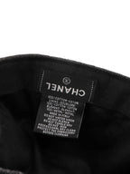Chanel Grey Cap with CC Logo.
