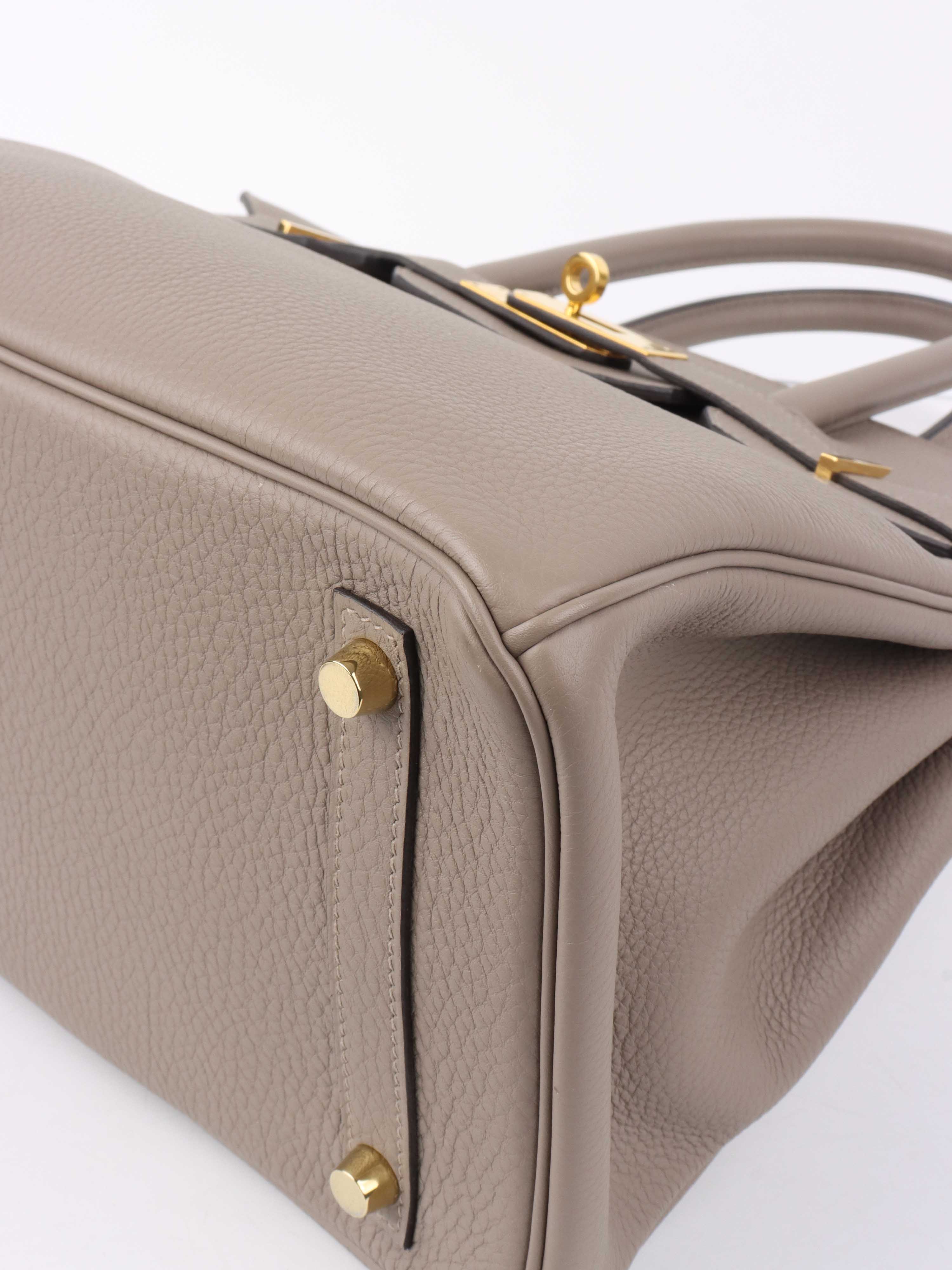 Hermes Birkin 30 Togo Gris Asphalt GHW.