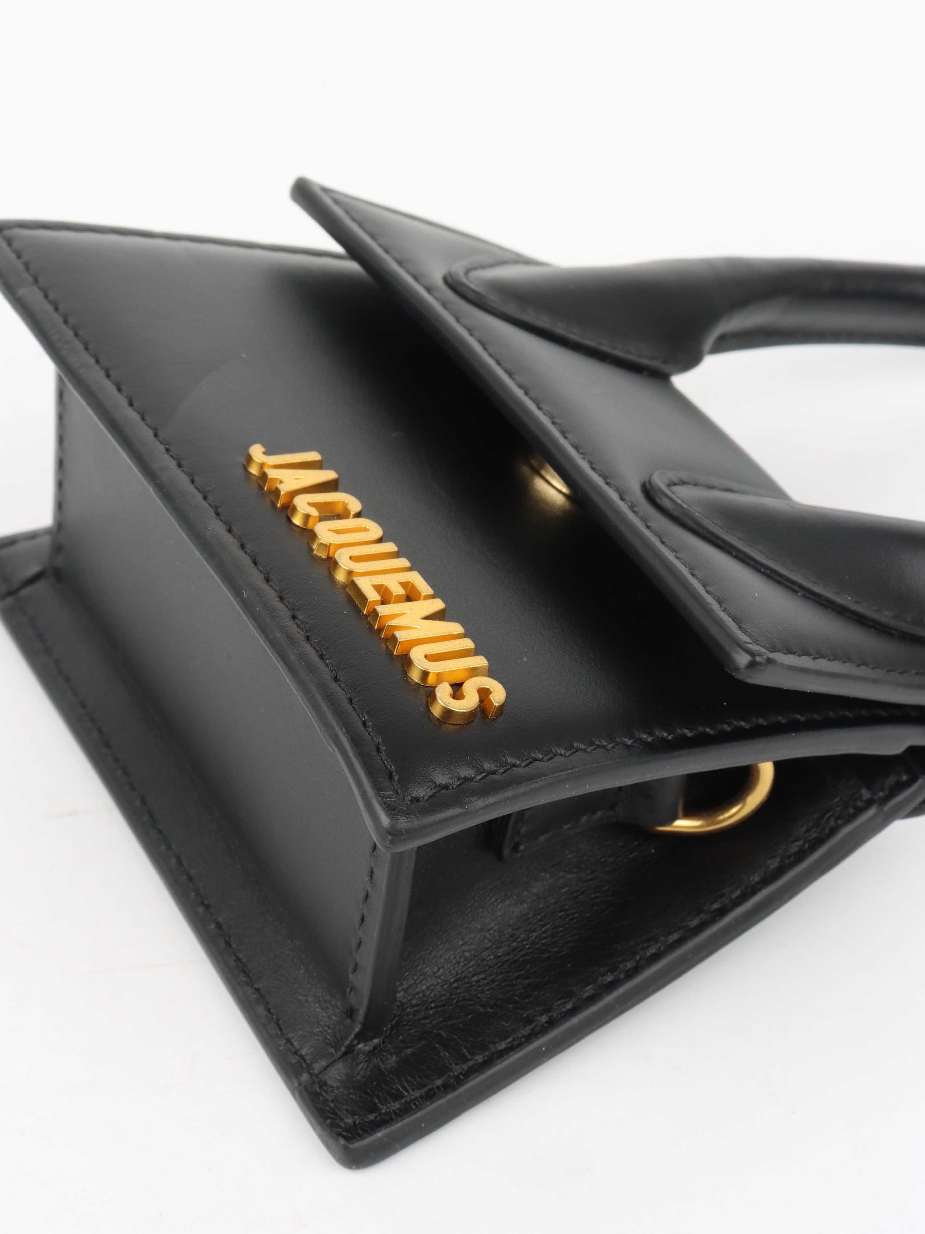 Jacquemus Black Le Chiquito Mini Bag.